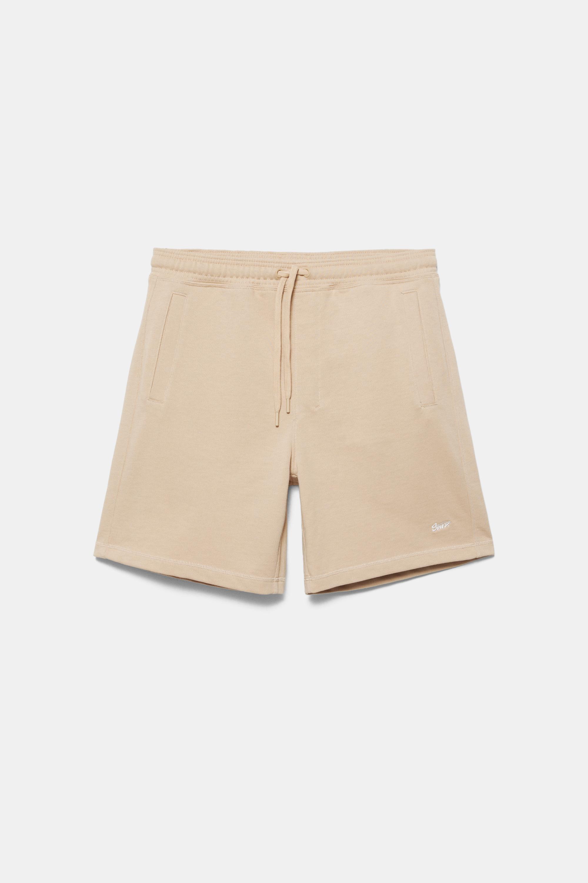 Logolu jogger bermuda şort - Görsel 167