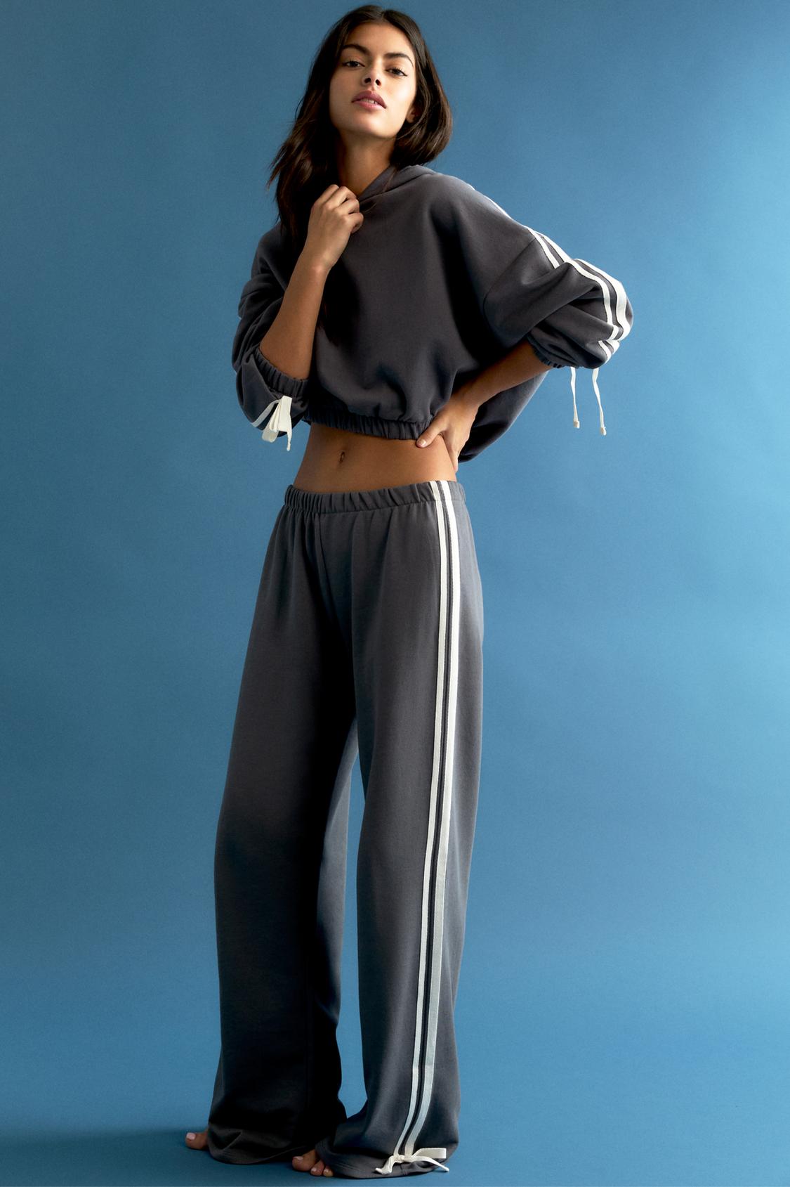 Pantalón Chándal Pantalon Verde Mujer Pull And Bear Pantalón