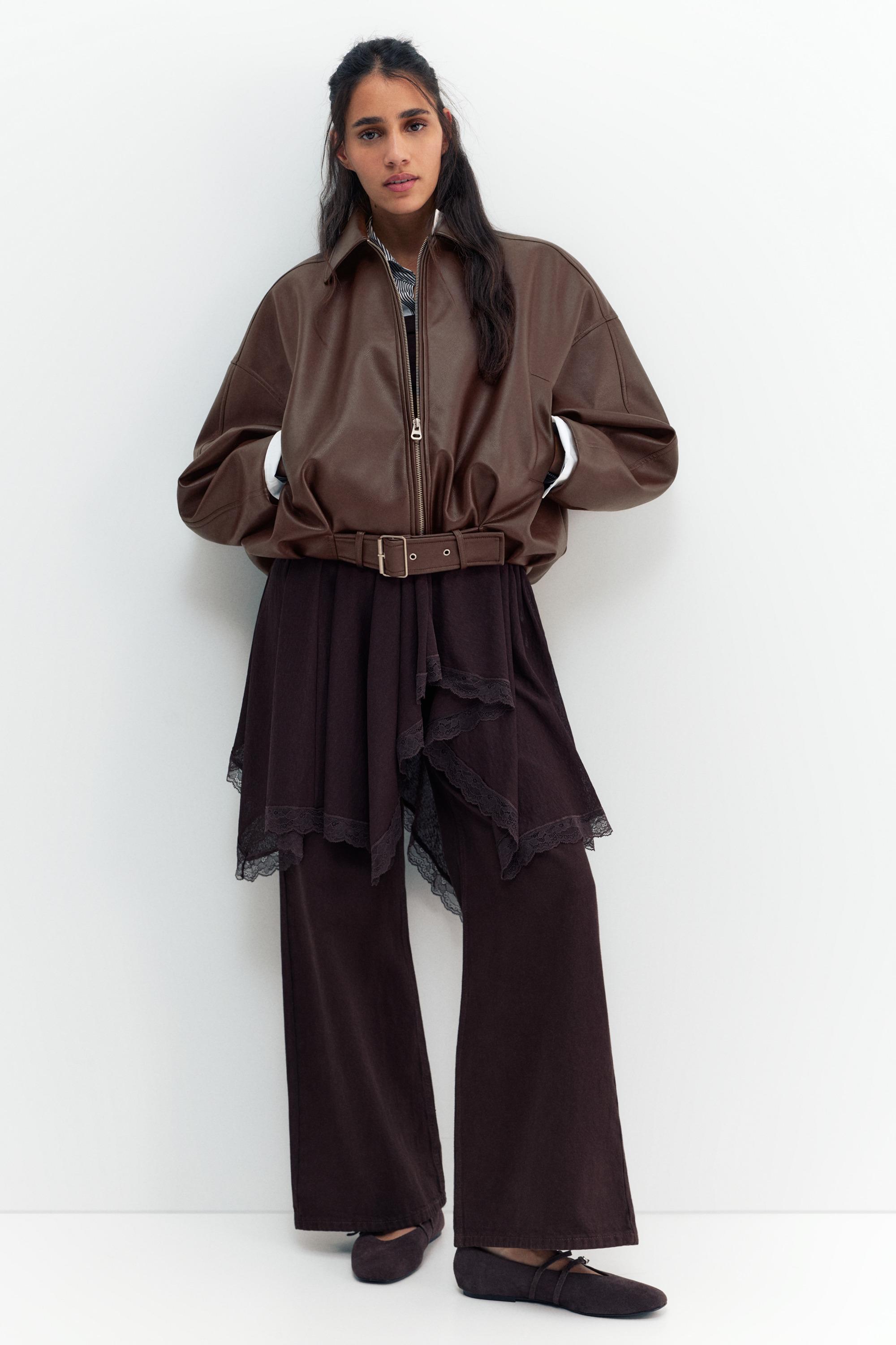 Suni deri balon ceket - Görsel 52