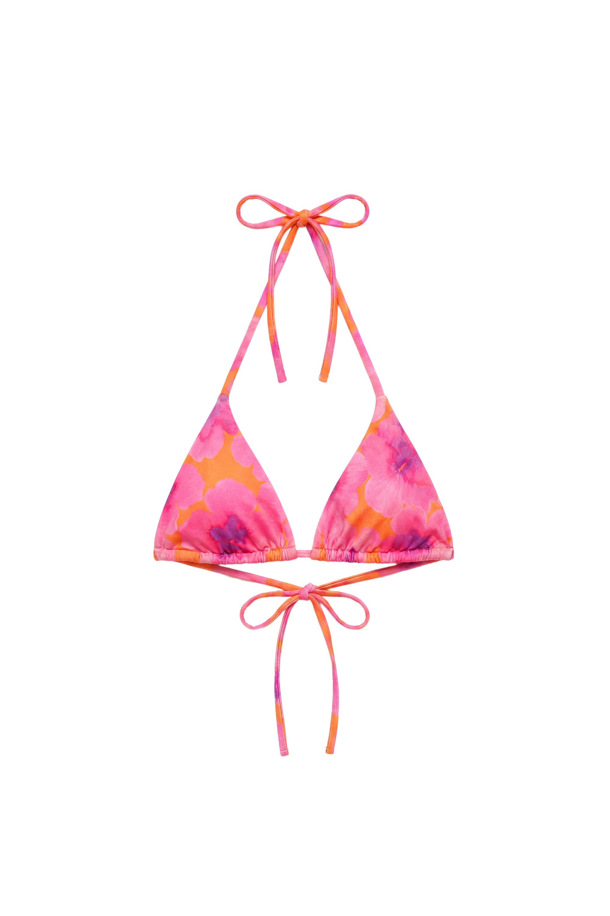 Pull&Bear Çiçekli bikini üstü görsel 2
