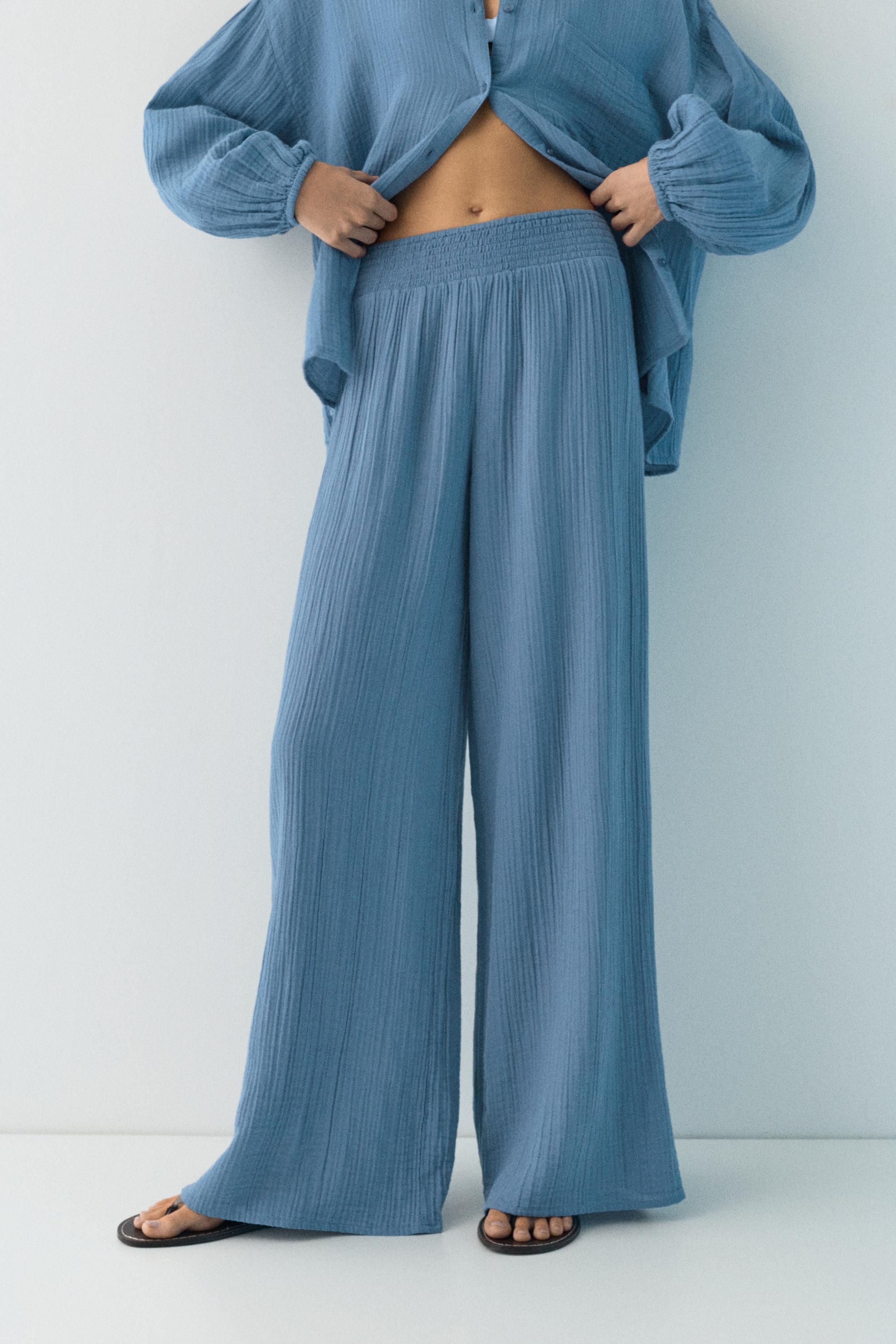 Gazeli görünümlü salaş pantolon - Görsel 12