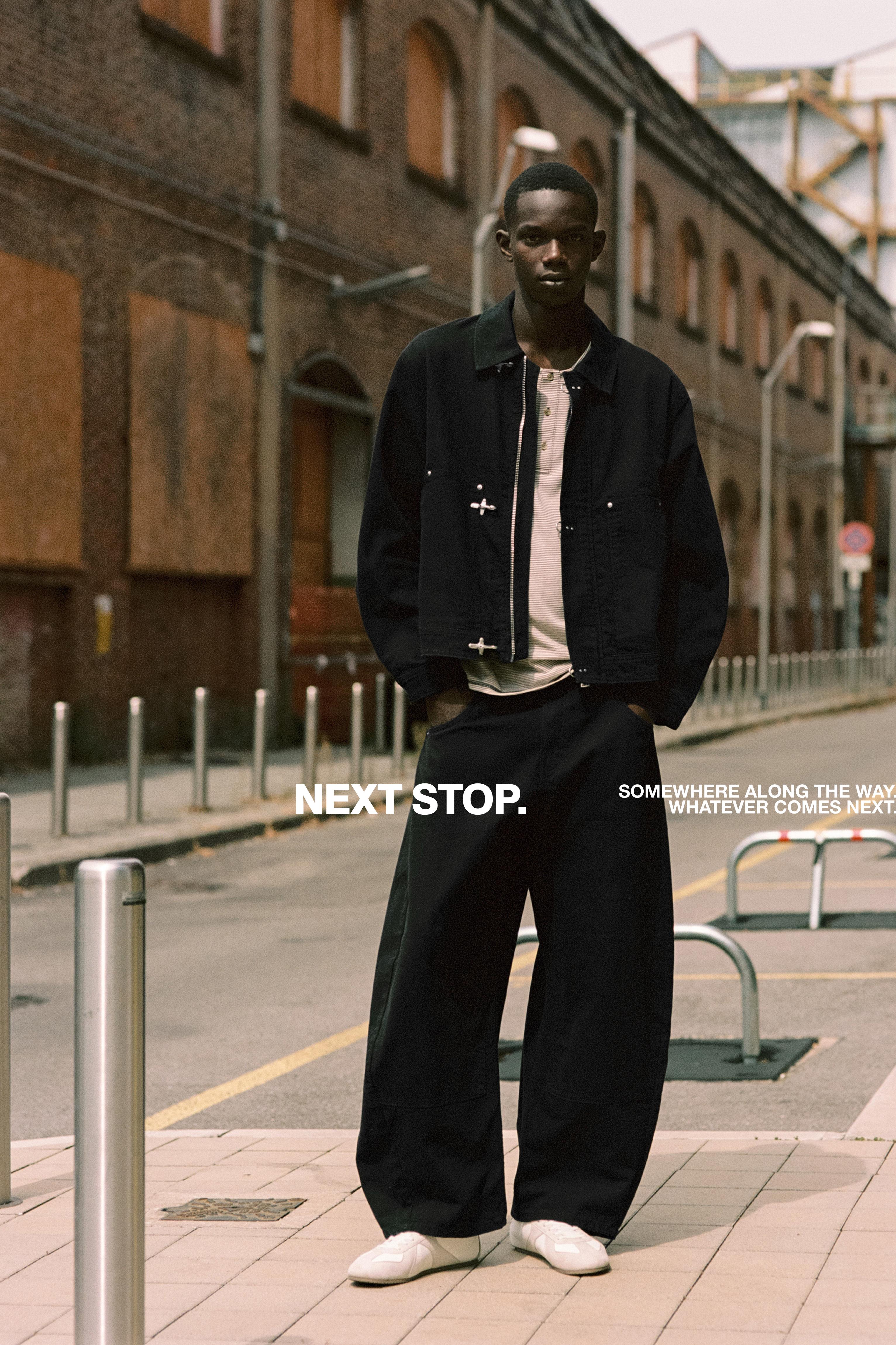 Double-leg trousers — Black