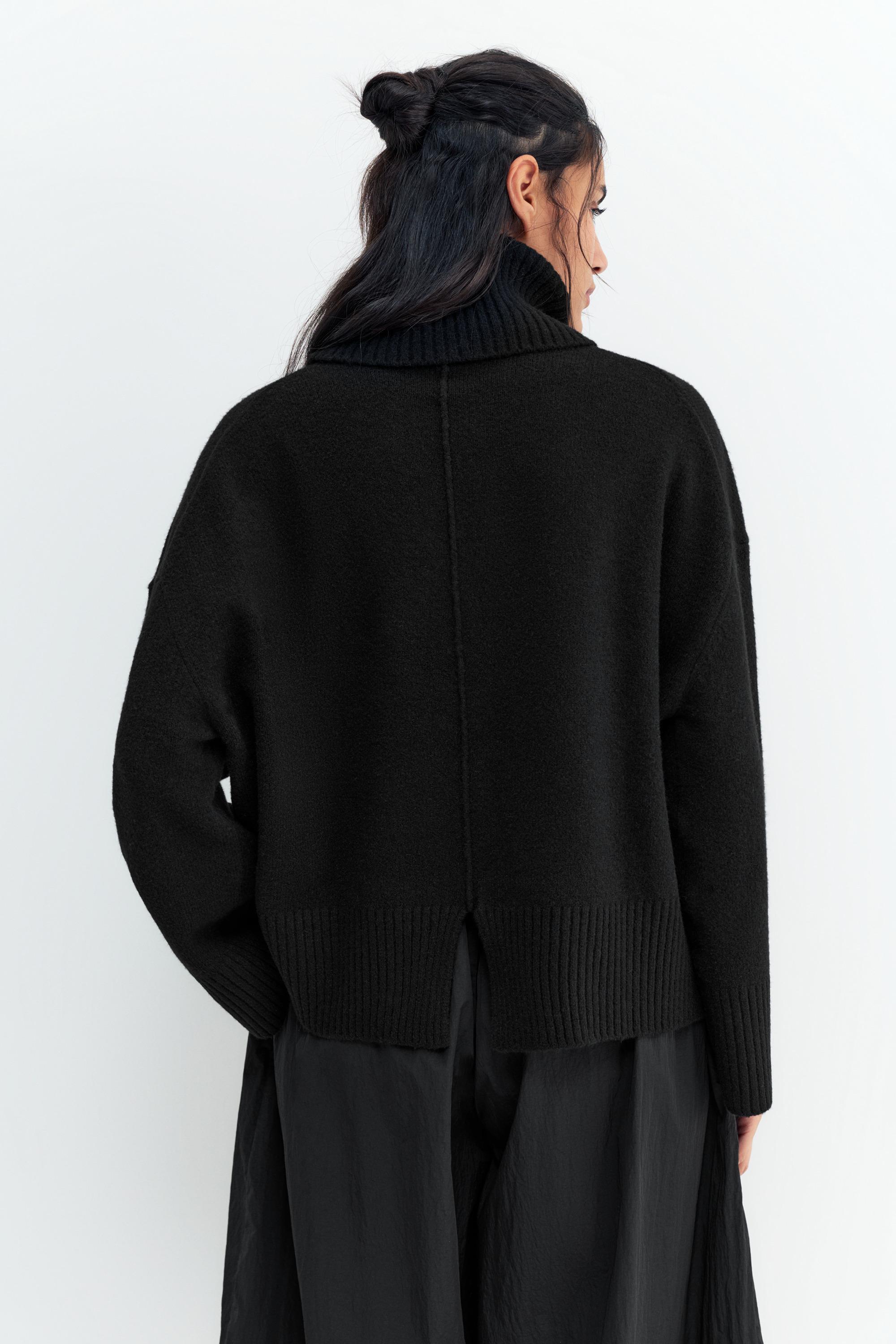 Yumuşak dik yaka kazak - Görsel 39