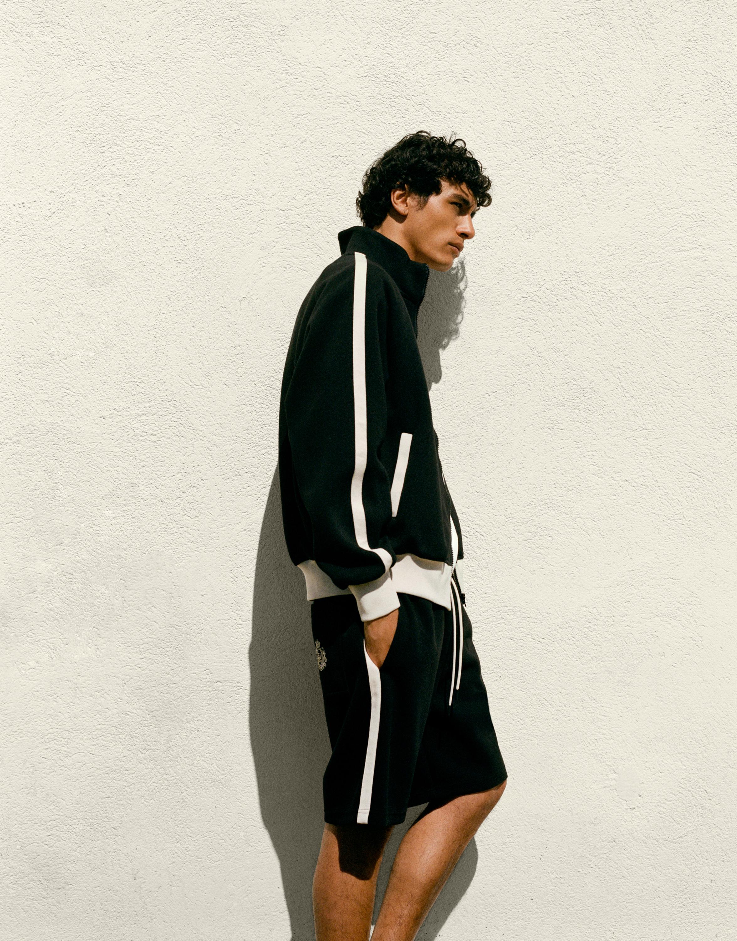 Panelli dik yaka ceket - Görsel 9