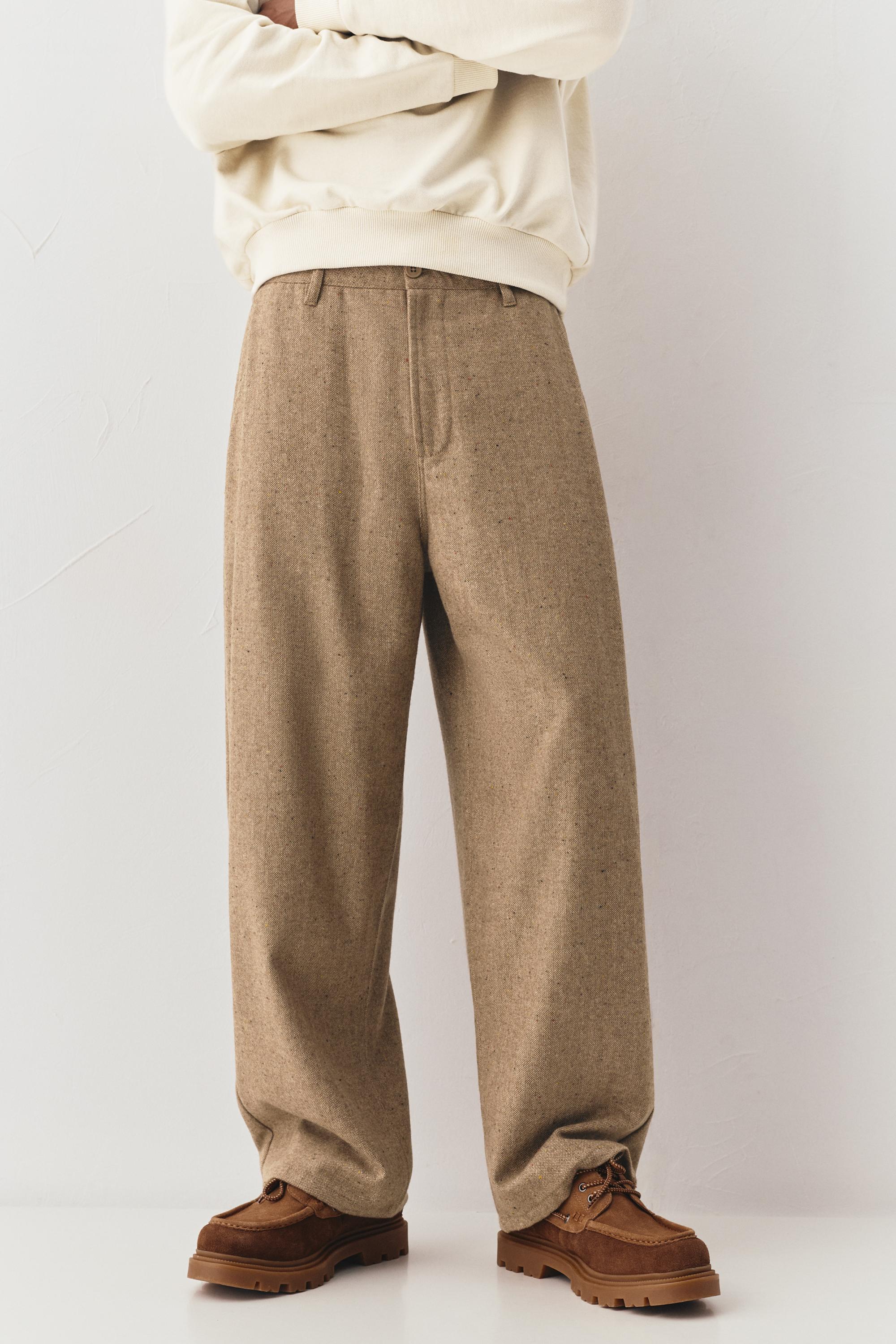 Yünlü tailored fit pantolon - Görsel 21