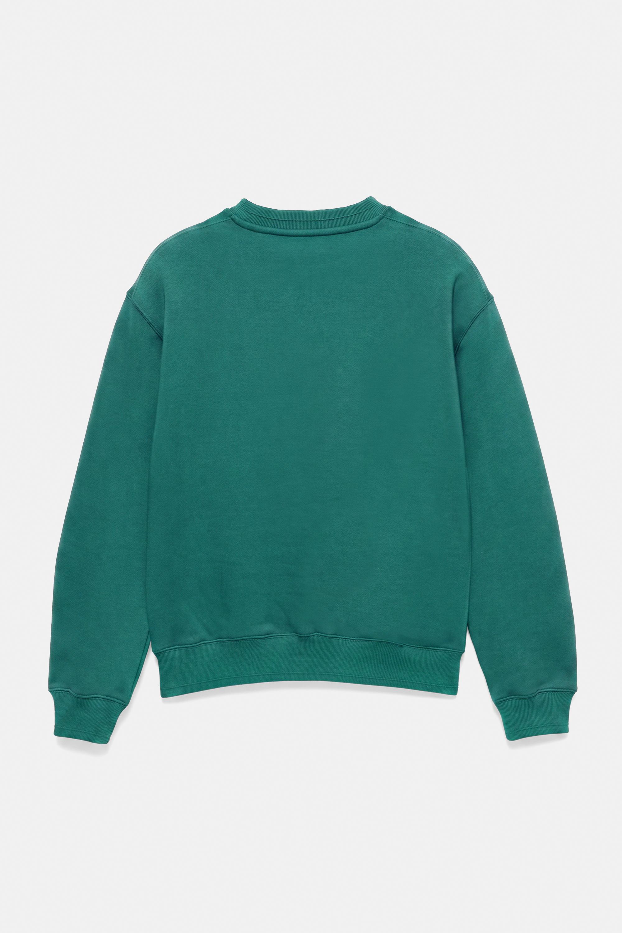 Relaxed fit round neck sweatshirt — Bottle