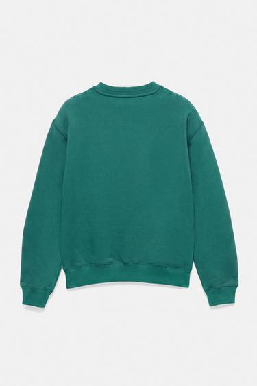 Relaxed fit round neck sweatshirt — Bottle 6