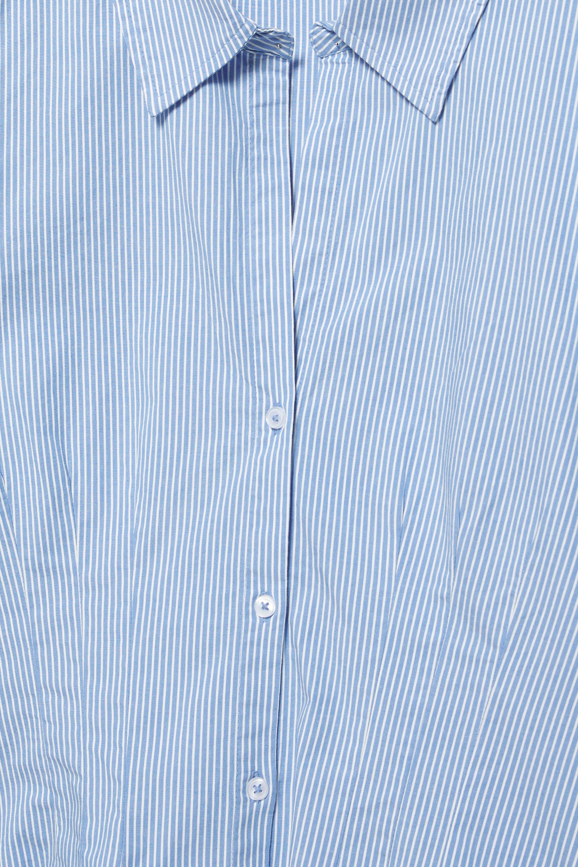 Poplin yırtmaçlı dar kesim gömlek - Görsel 115