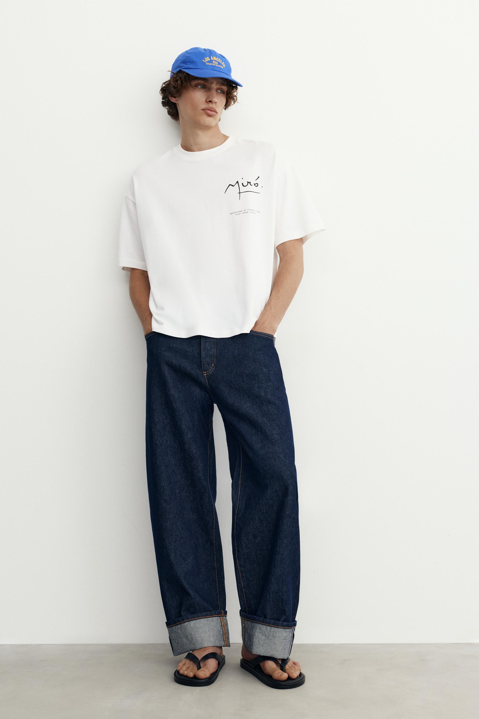 Relaxed fit Miró T-shirt — Off white