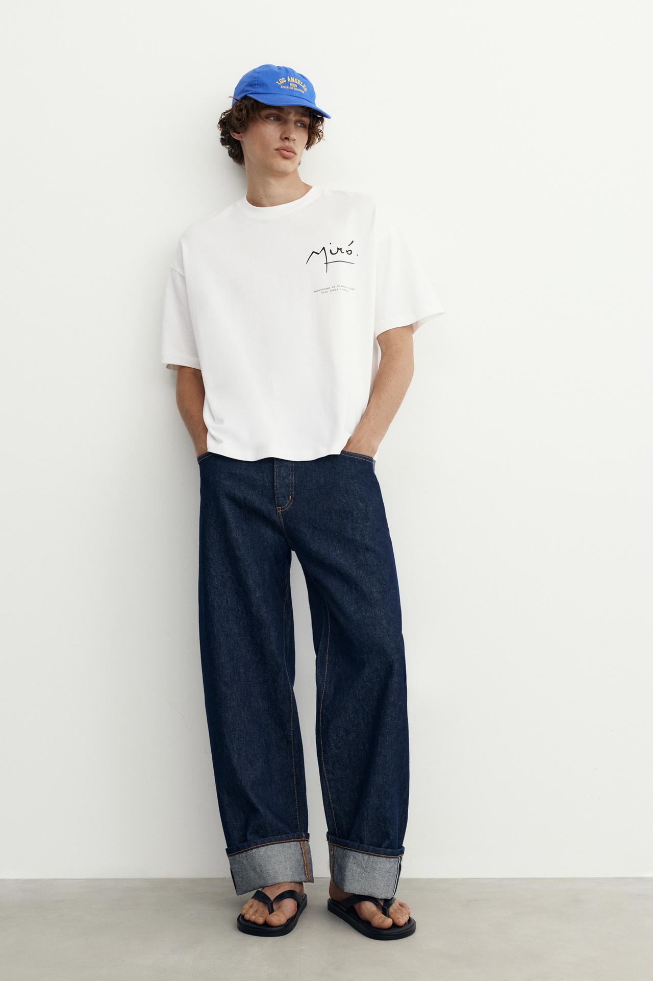 Relaxed fit Miró T-shirt — Off white