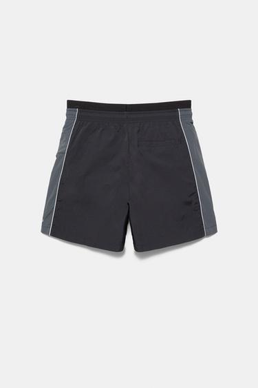 Panelled swimming trunks — Black 4