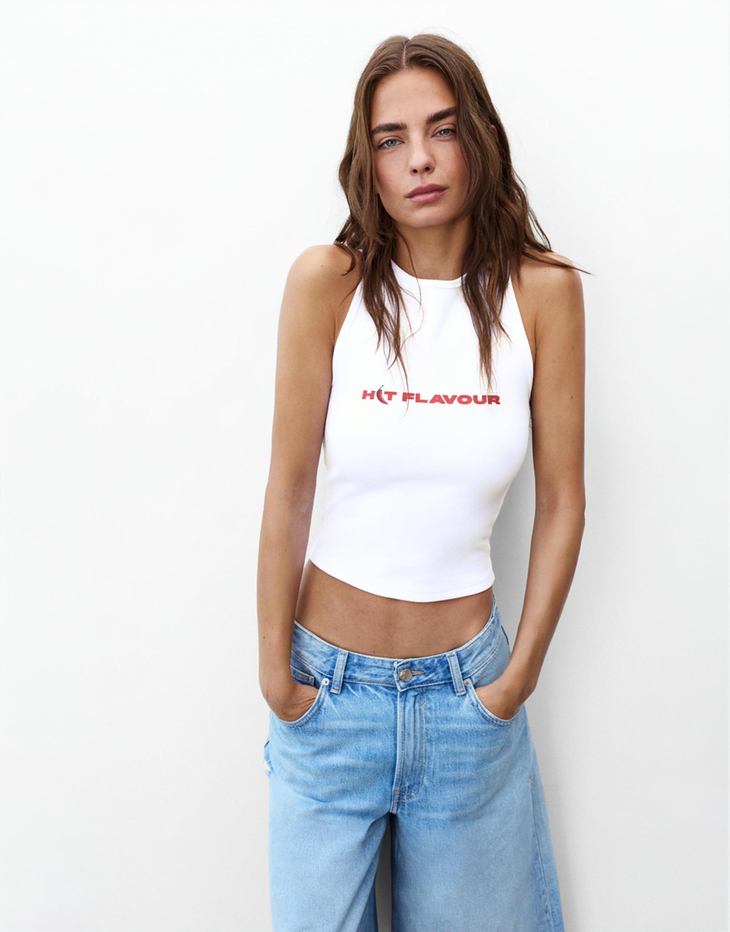 Chilli tank top — White