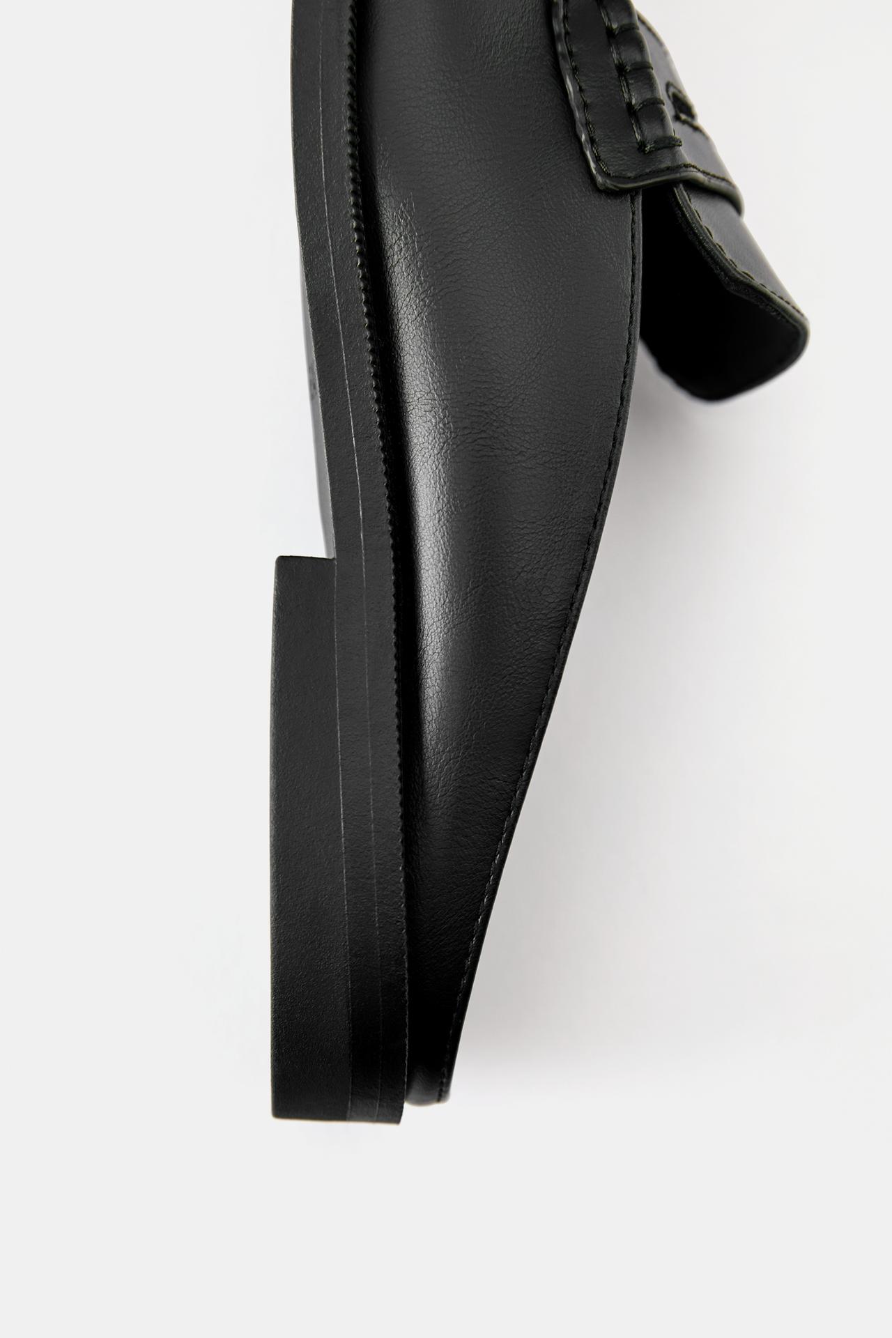 Slingback loafers — Black