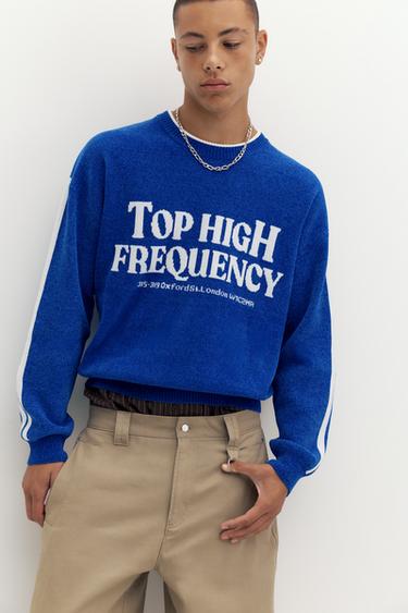 STWD graphic jumper — Blue 2