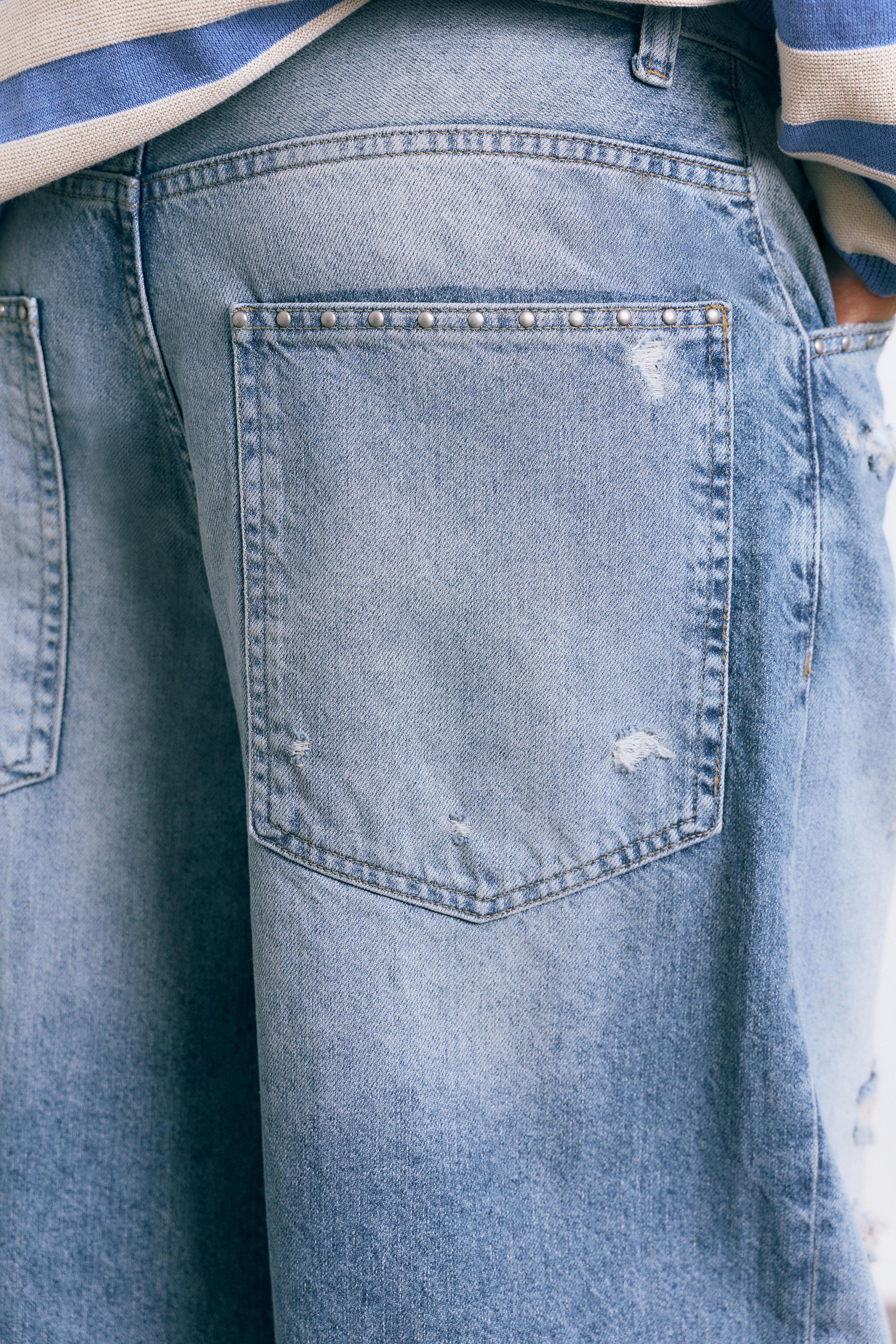 Distressed süper bol paça jean - Görsel 22