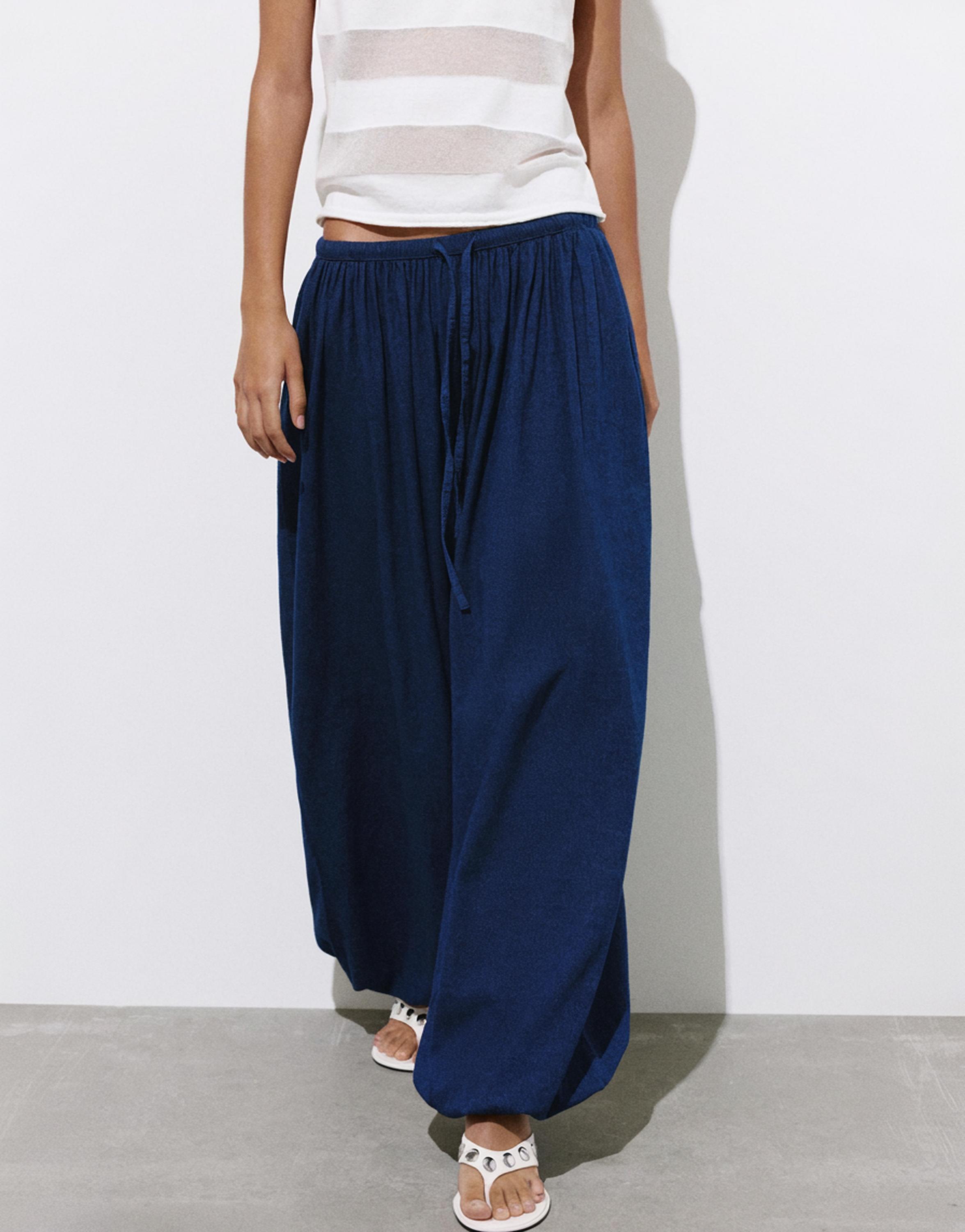 Sarouel trousers — Dark blue