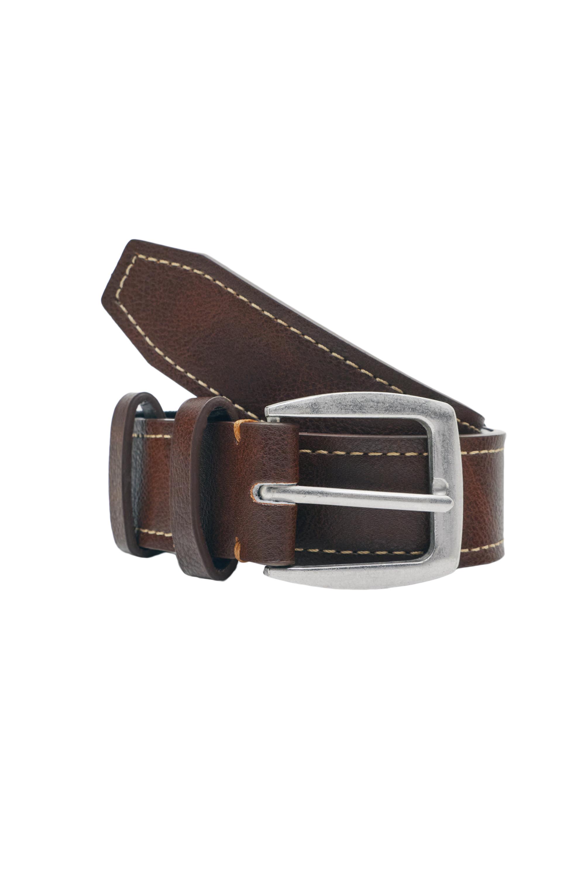 Dikişli suni deri kemer - Görsel 5