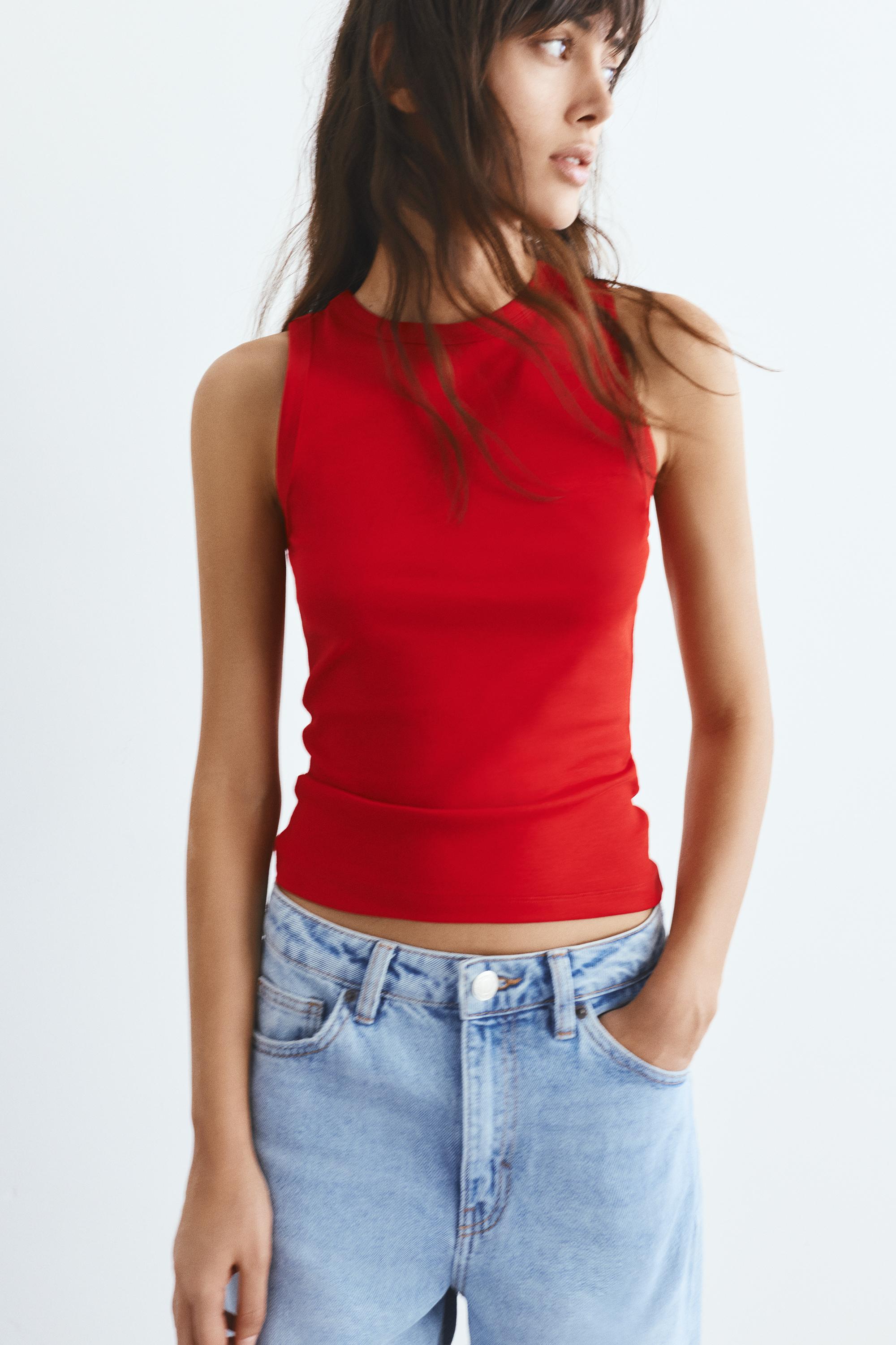 Tanktop Mit Rundausschnitt