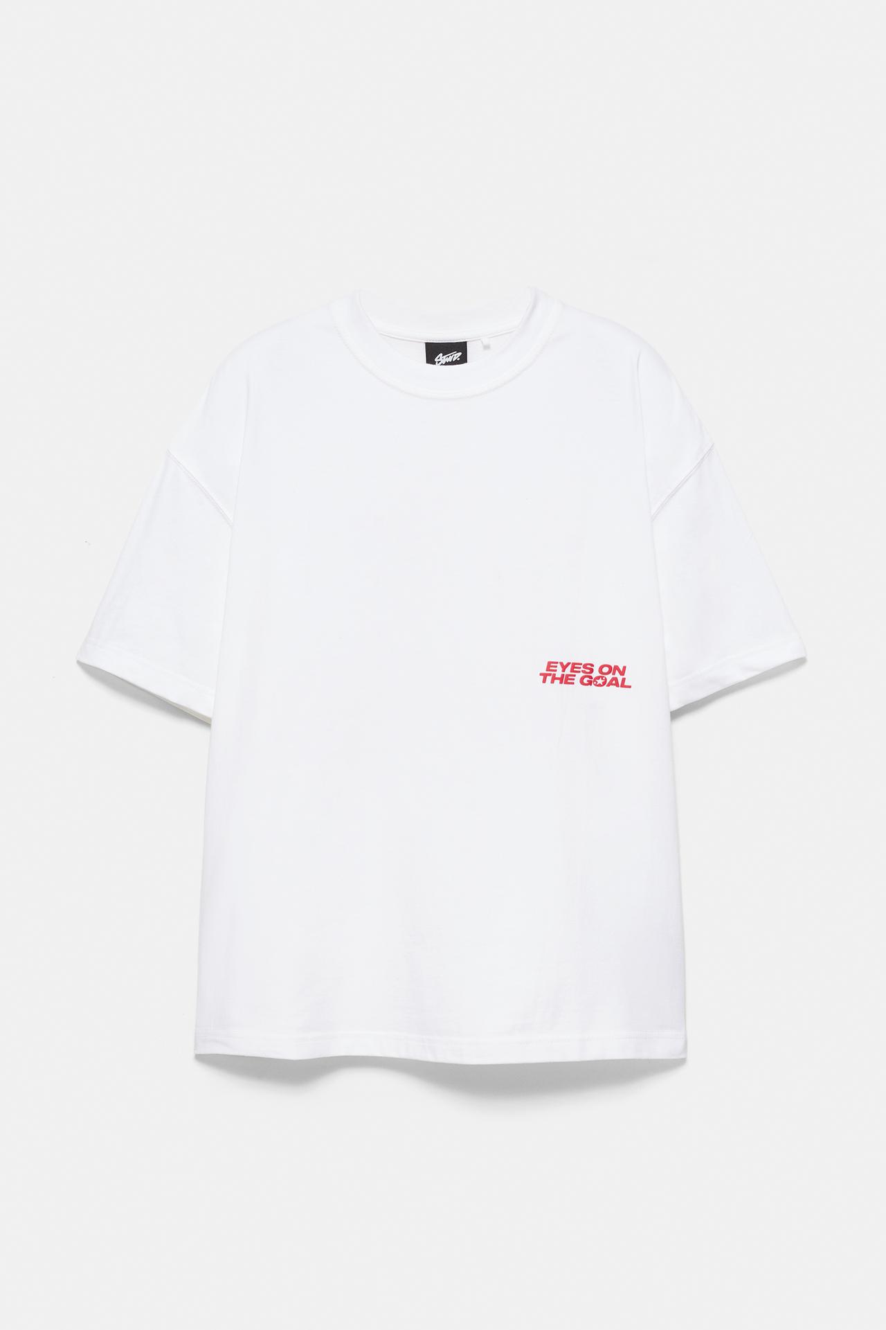 STWD red star T-shirt — White