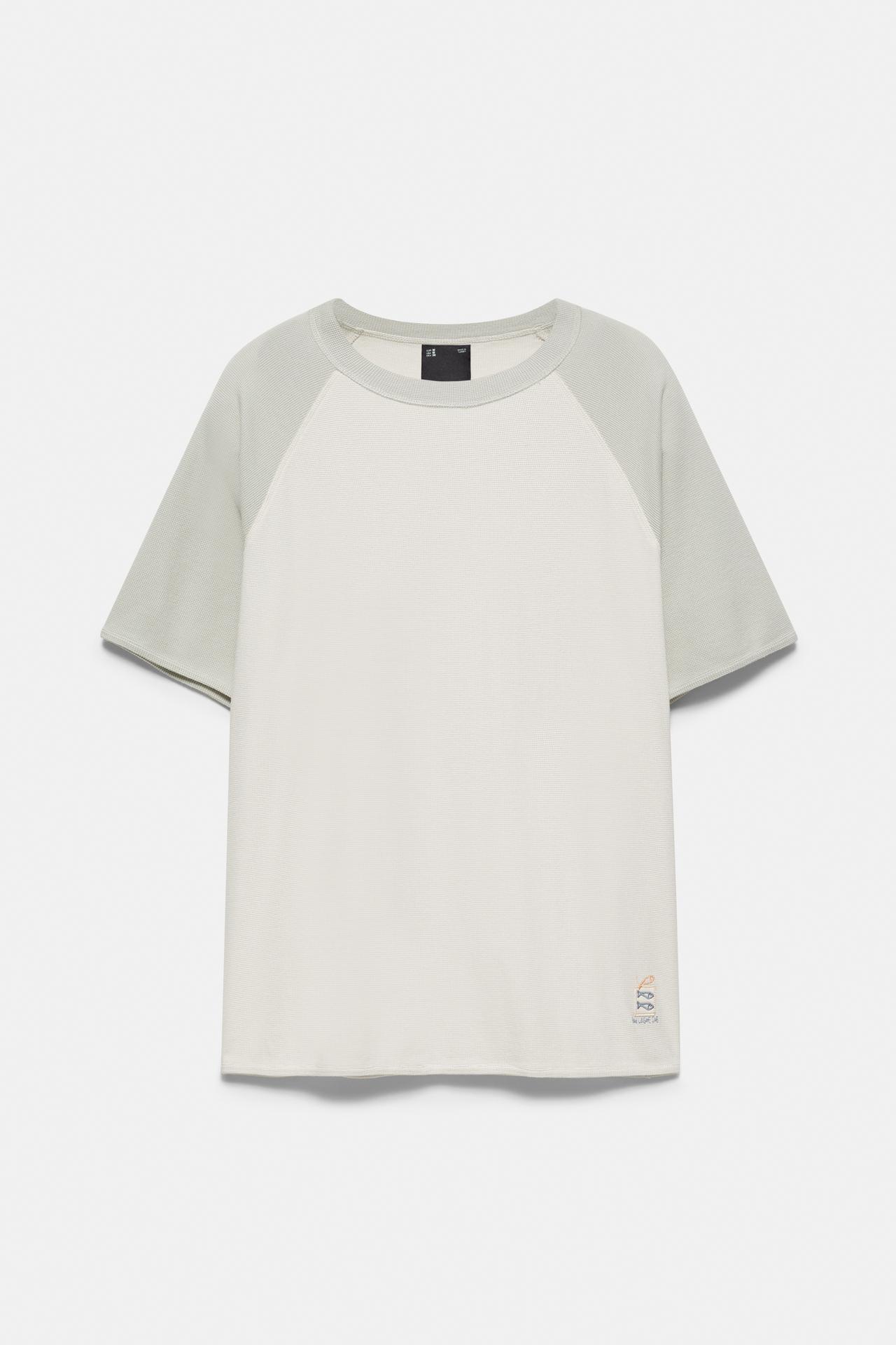 Raglan short sleeve T-shirt — Aquamarine