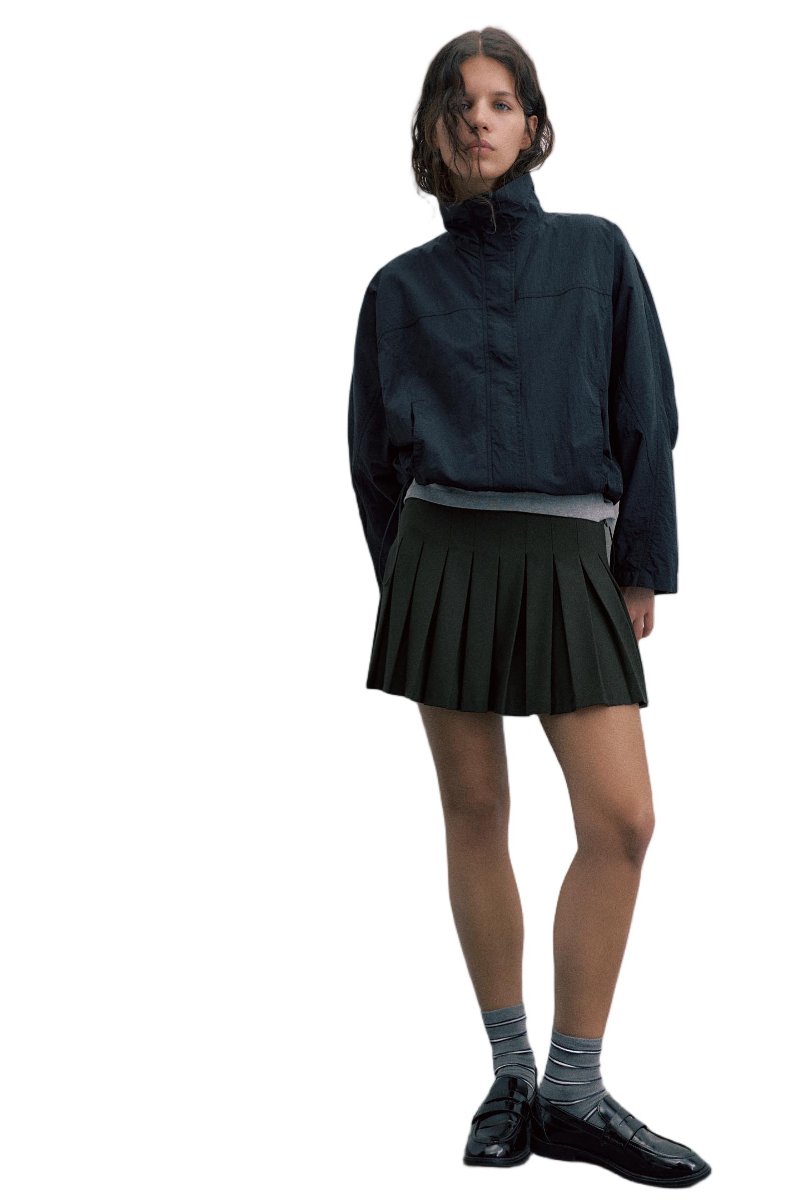 Pliseli mini etek - Görsel 37