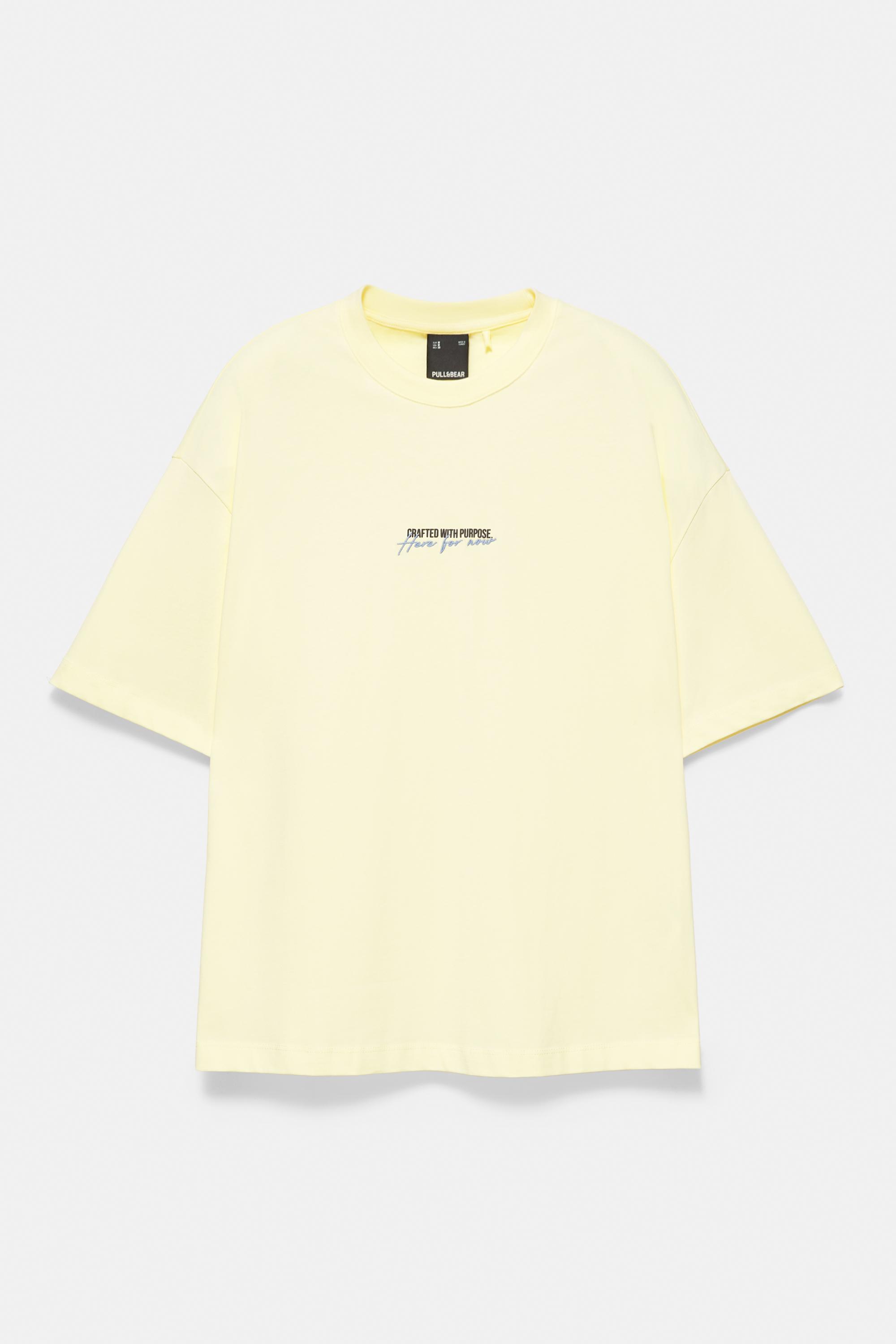 İşlemeli oversize tişört