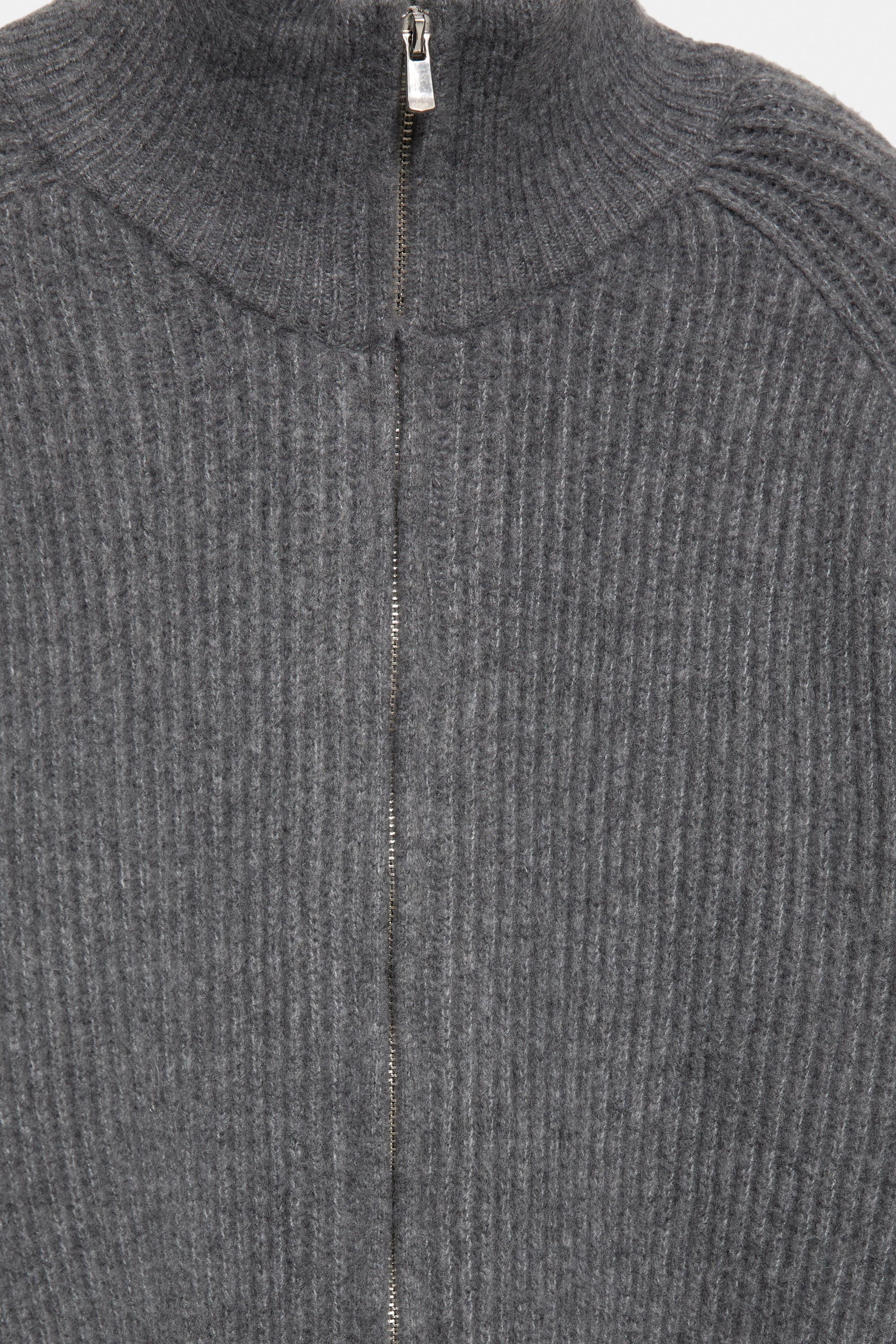 Fermuarlı hırka - Görsel 8