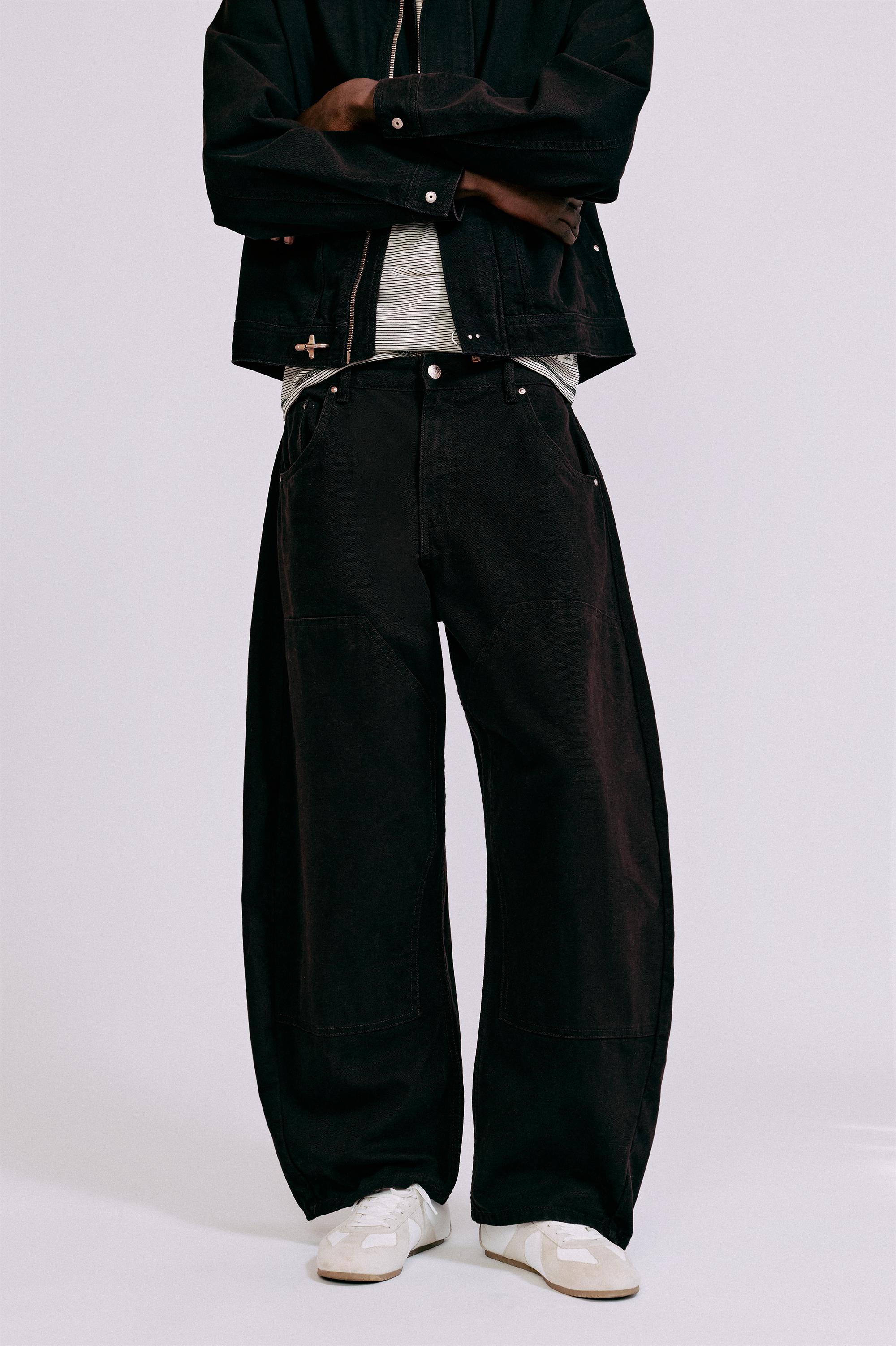 Double-leg trousers — Black