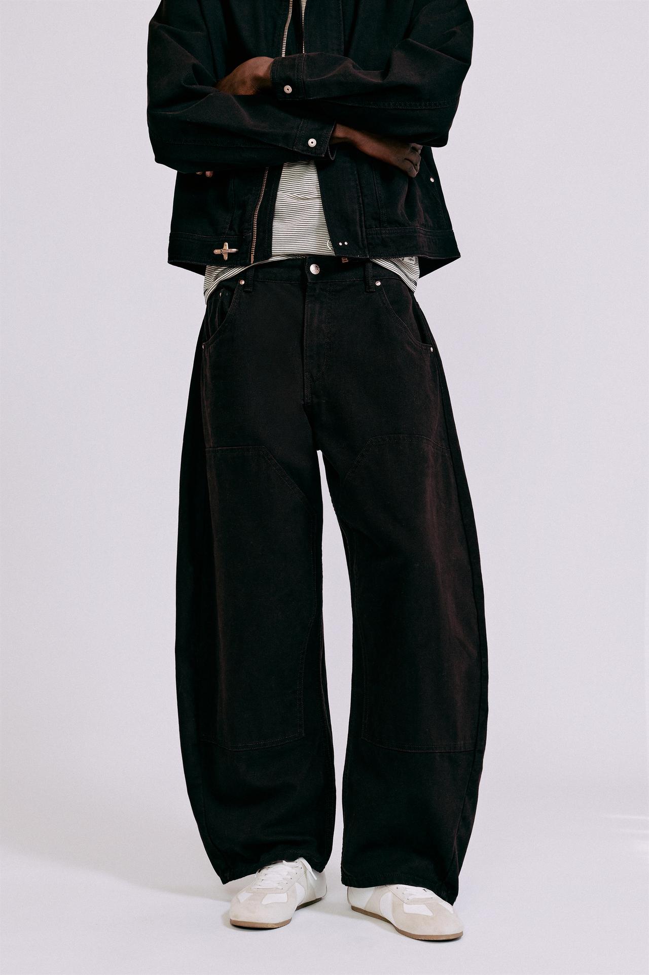 Double-leg trousers — Black