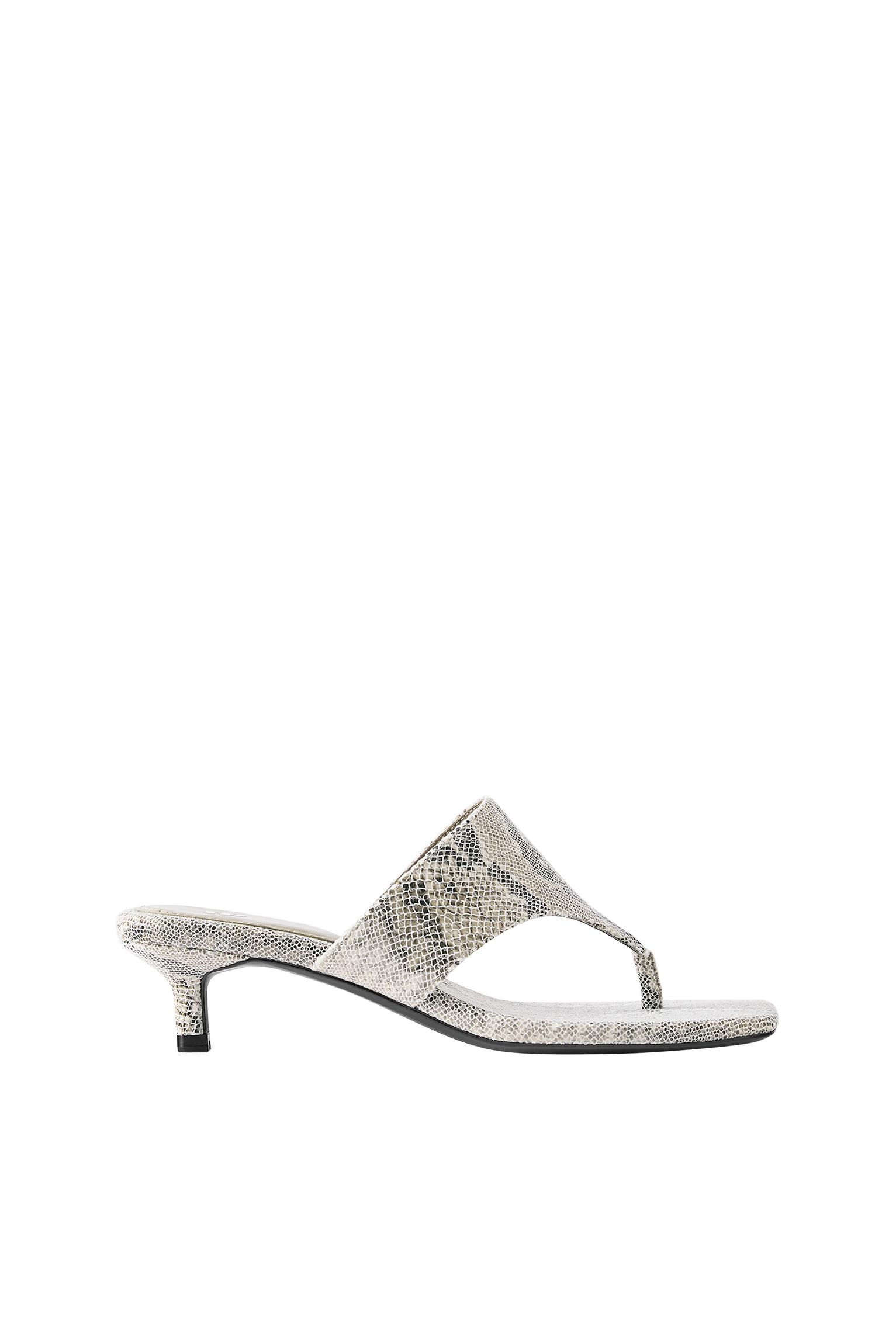 Sandalias tacón serpiente