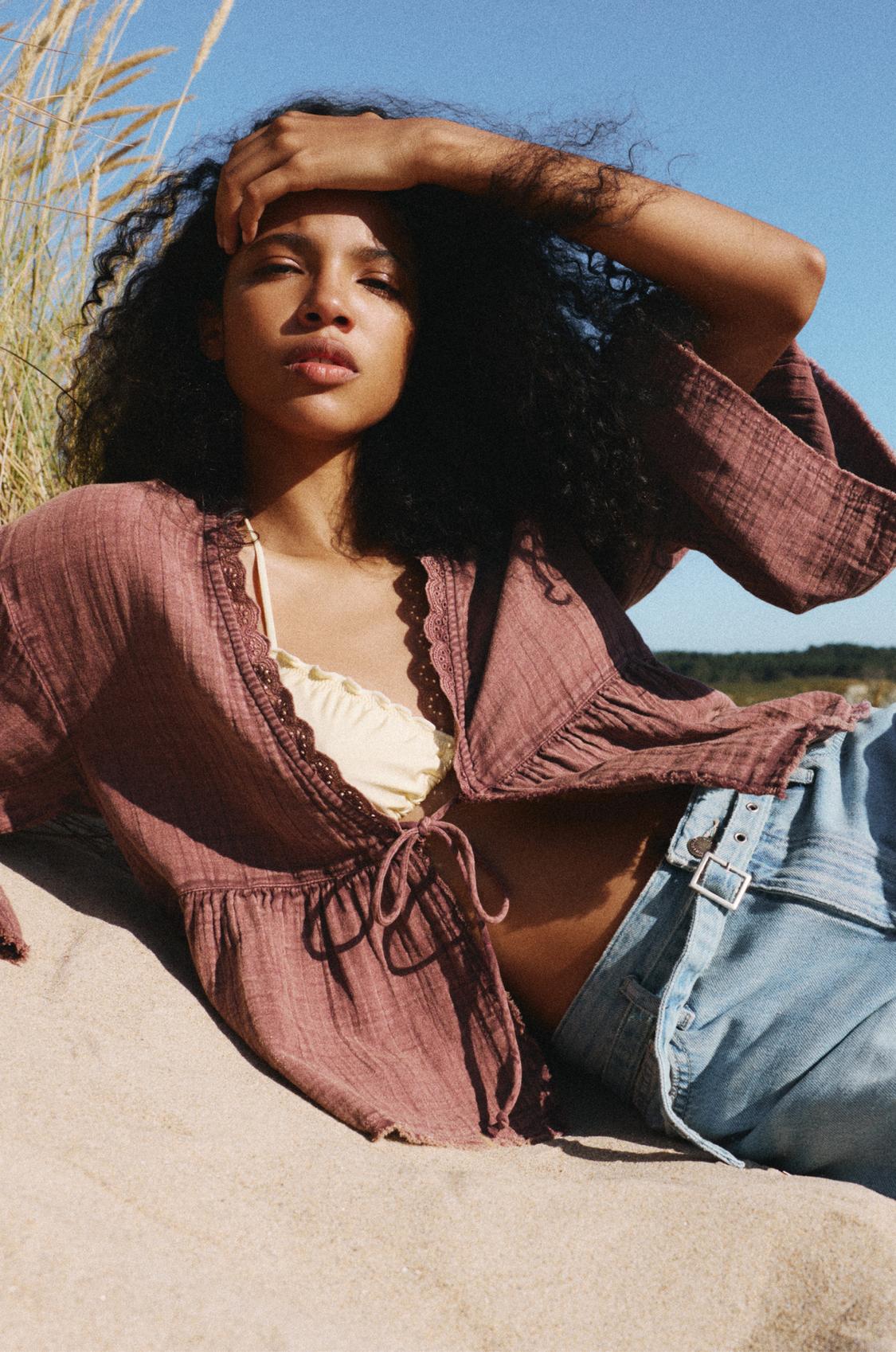 Blusa Elegante Mujer Blusas Y Camisas De Mujer PULL&BEAR T