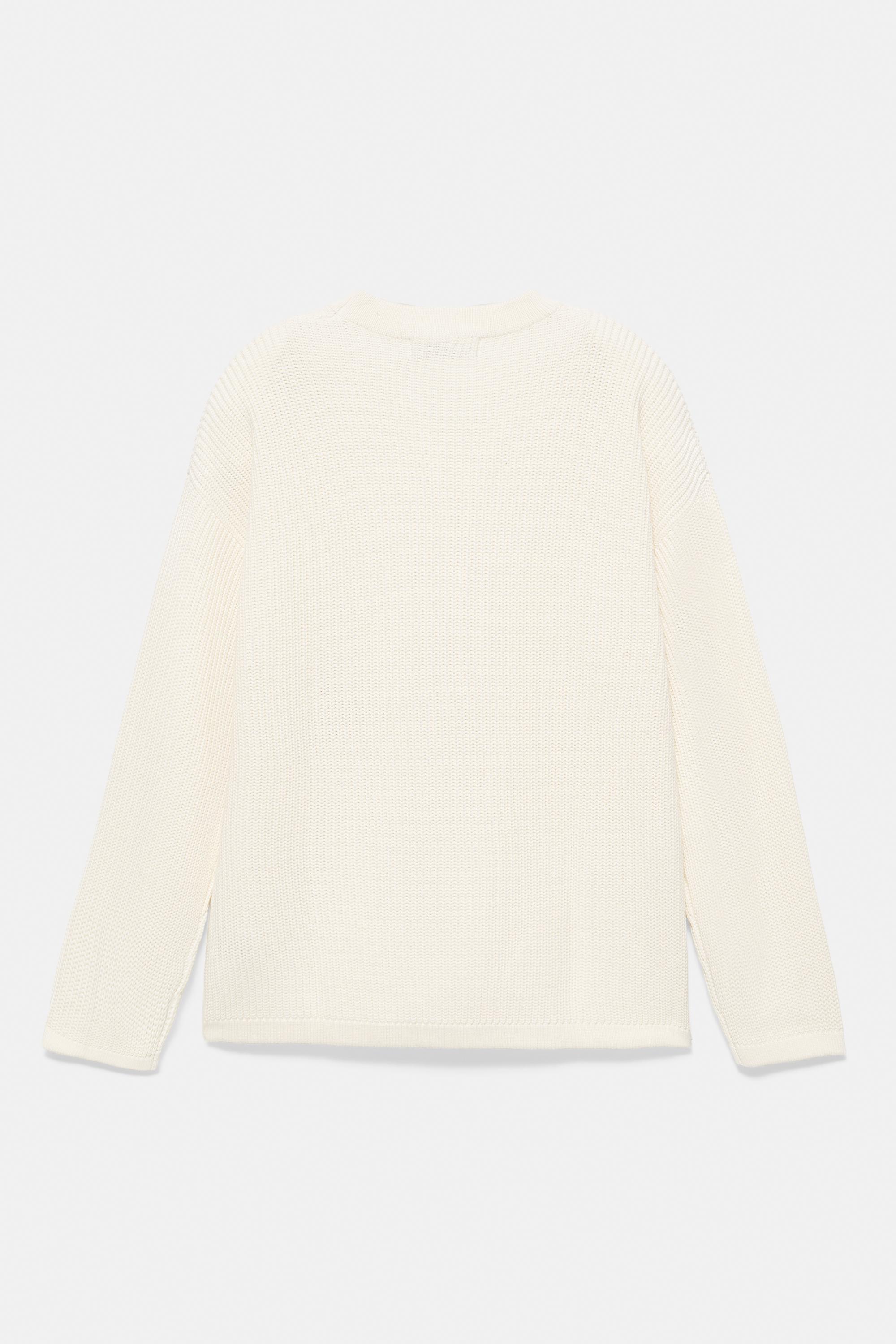 Embroidered jumper — Off white