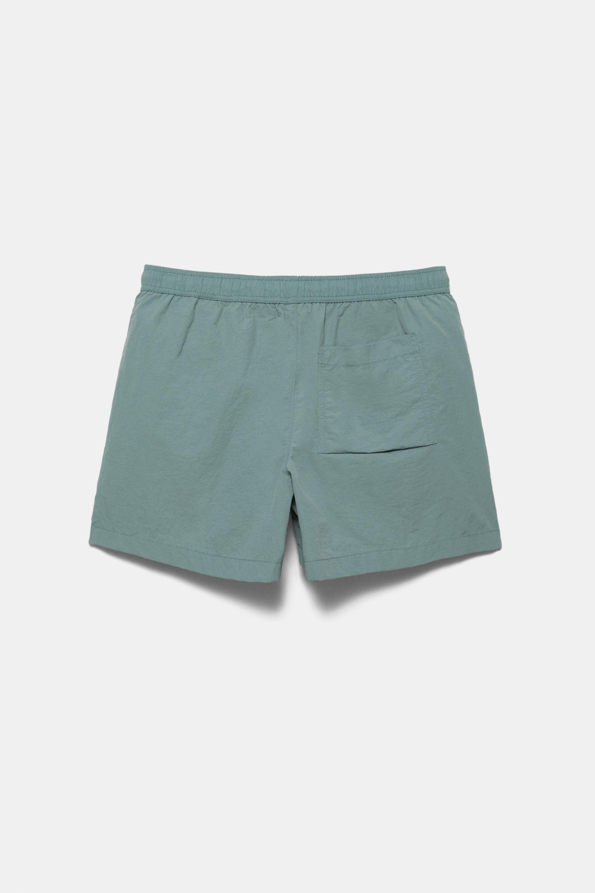 Regular fit swim shorts — Green
