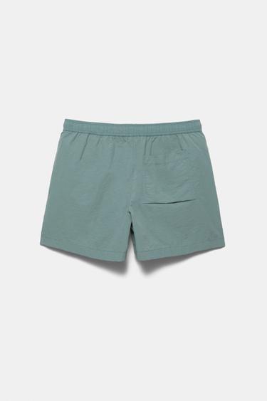 Regular fit swim shorts — Green 4