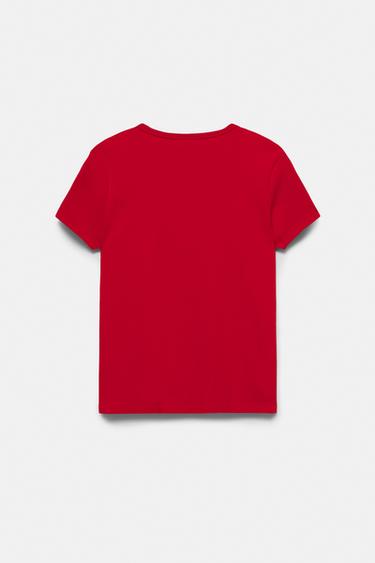 Fitted short sleeve T-shirt — Red 6