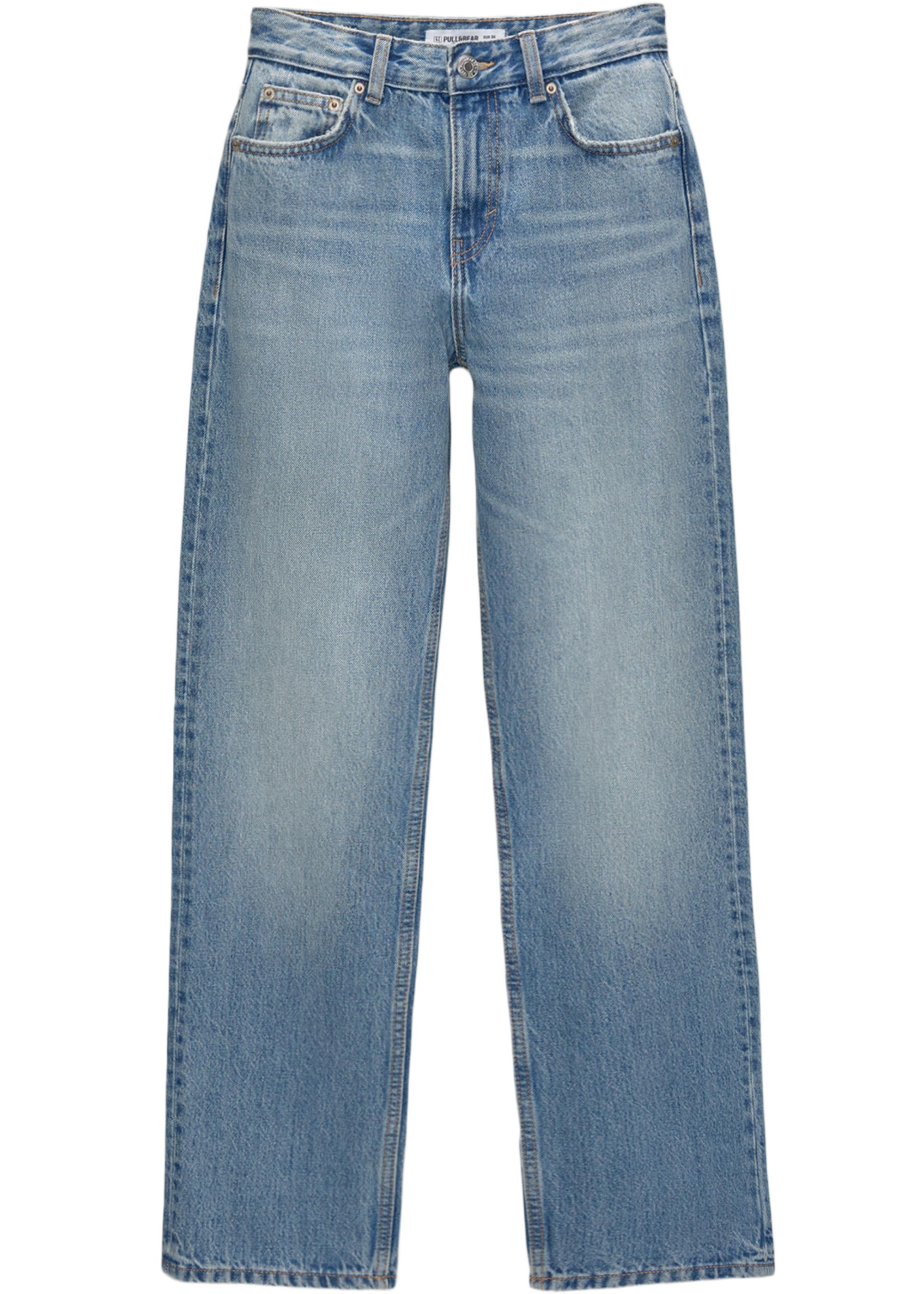 Oversize baggy jeans — Medium blue