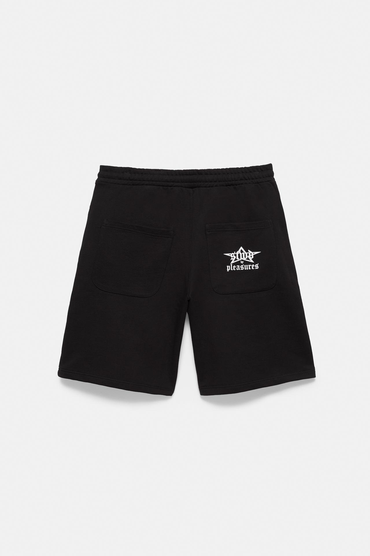 Pleasures x STWD Bermuda jogger shorts — Black