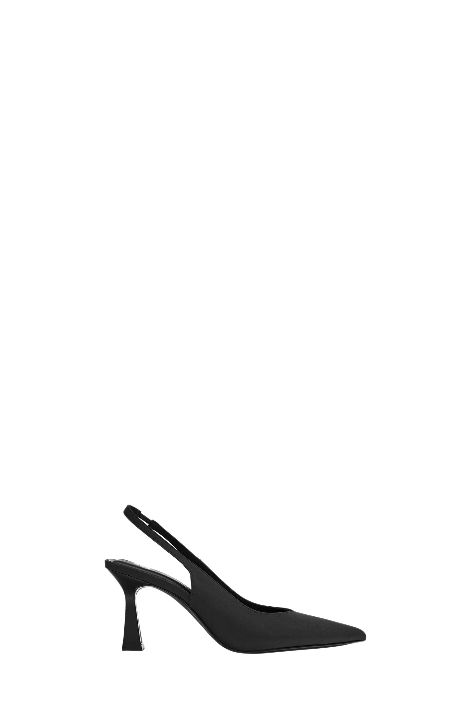Nylon high-heel shoes — Black