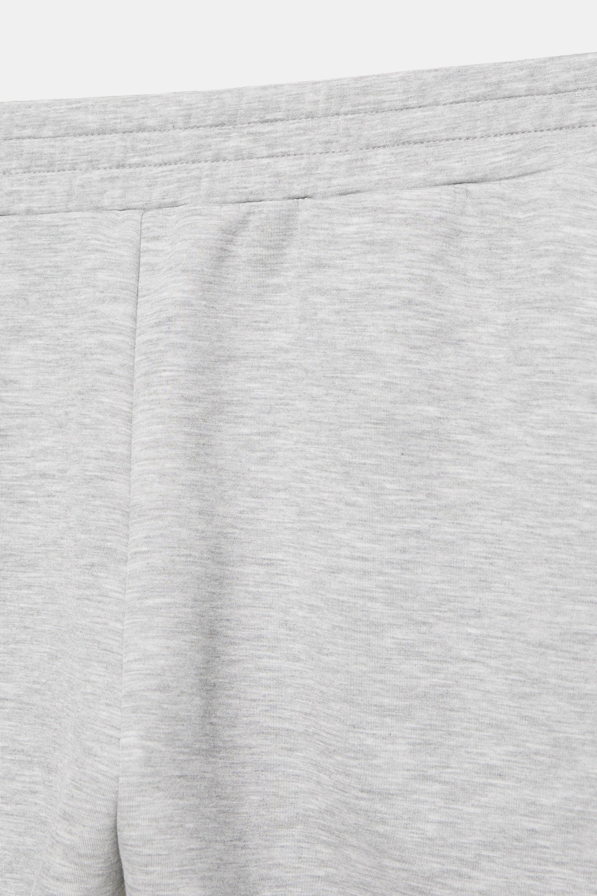 Soft touch sports shorts — Grey marl