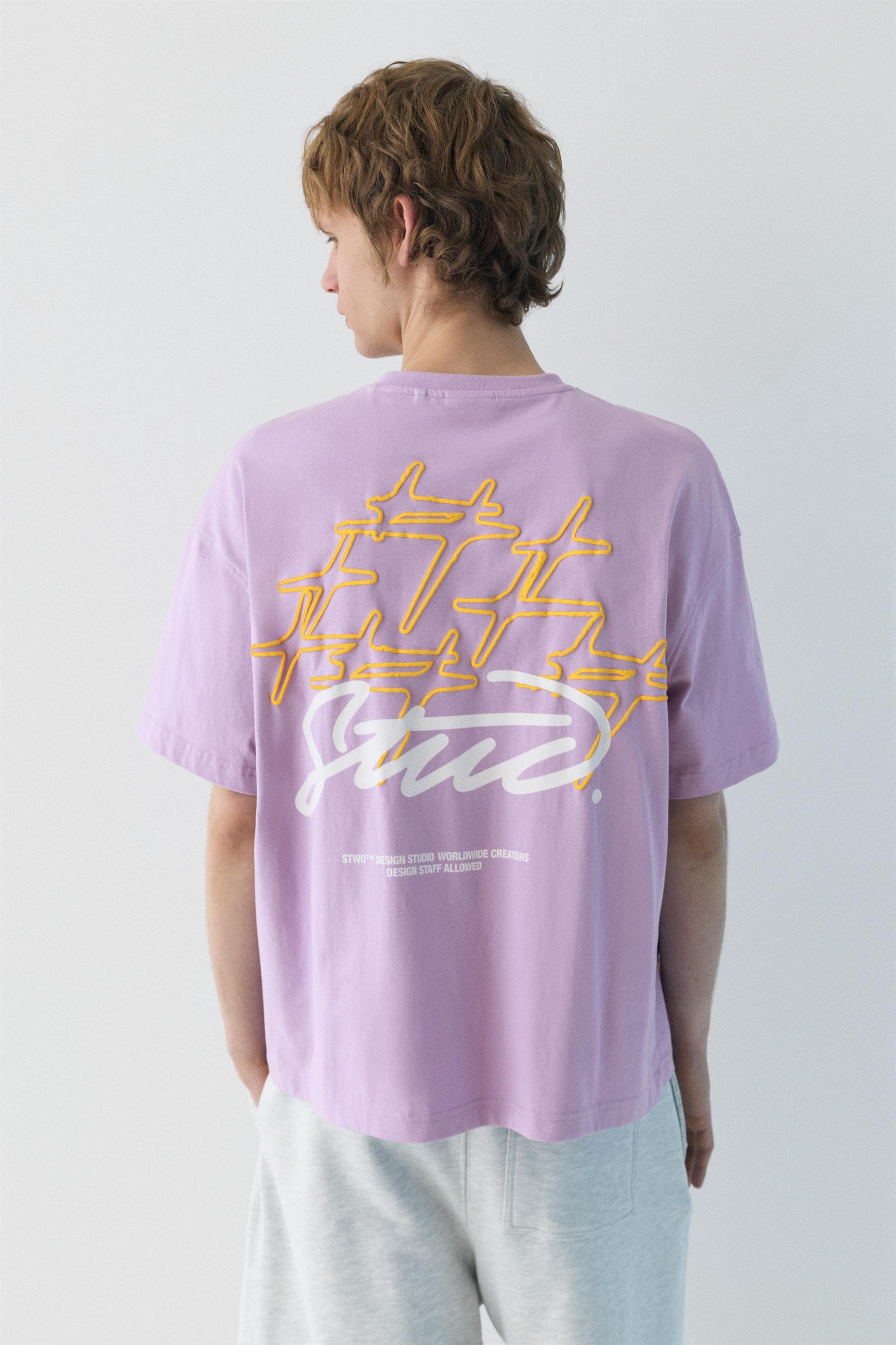 Mor STWD t-shirt - Görsel 7