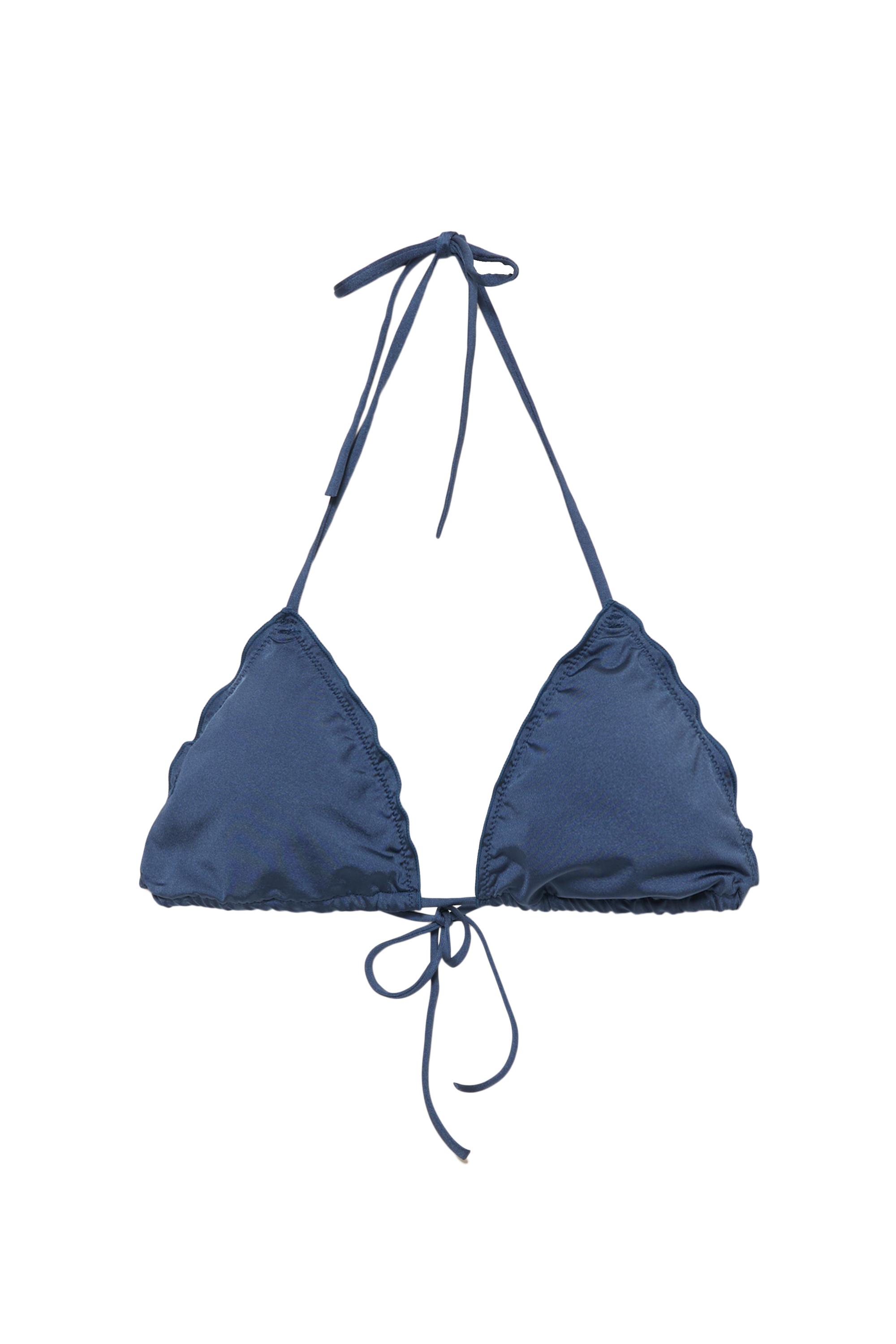 Fırfırlı üçgen bikini üstü - Görsel 24