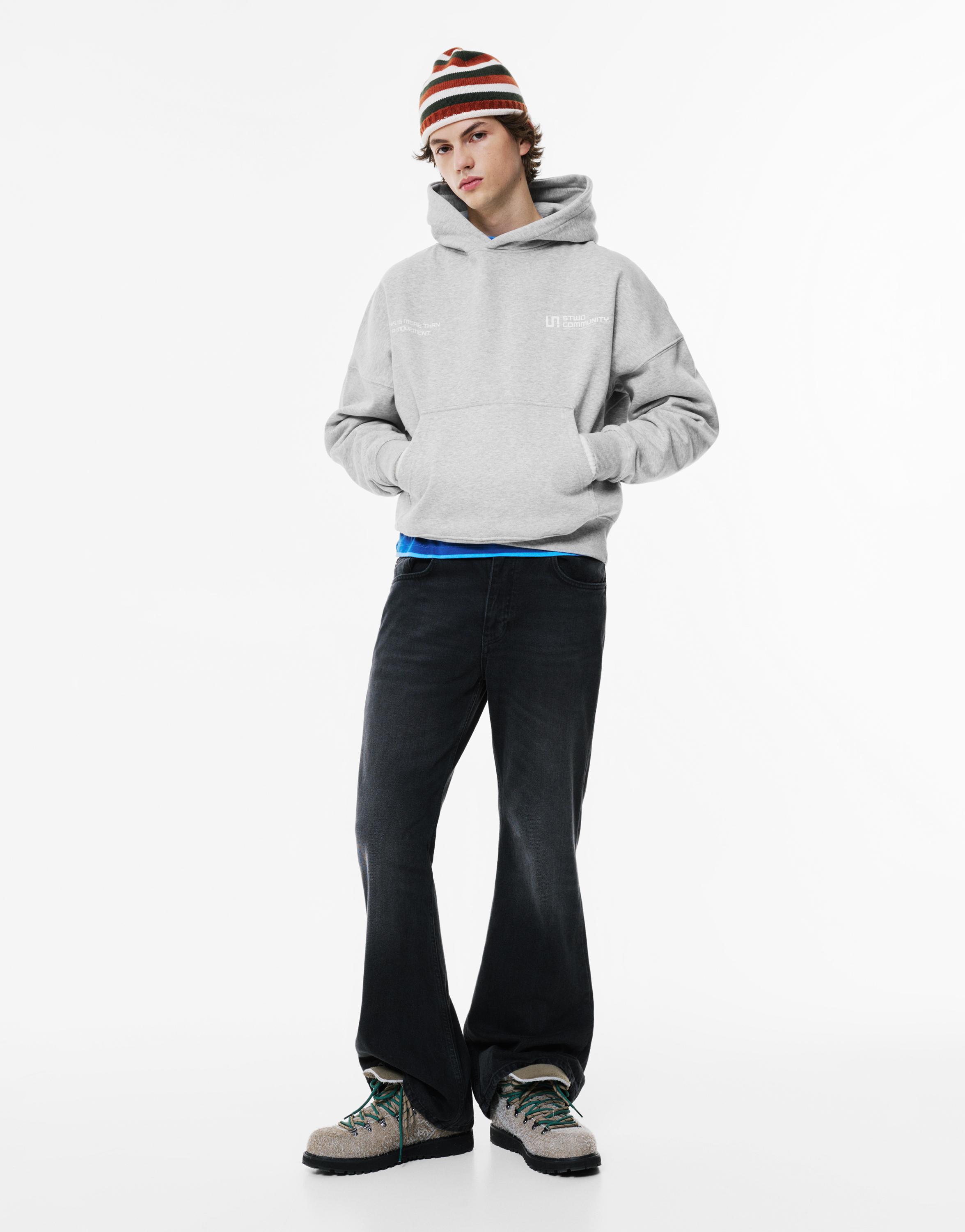 STWD kapüşonlu sweatshirt - Görsel 11