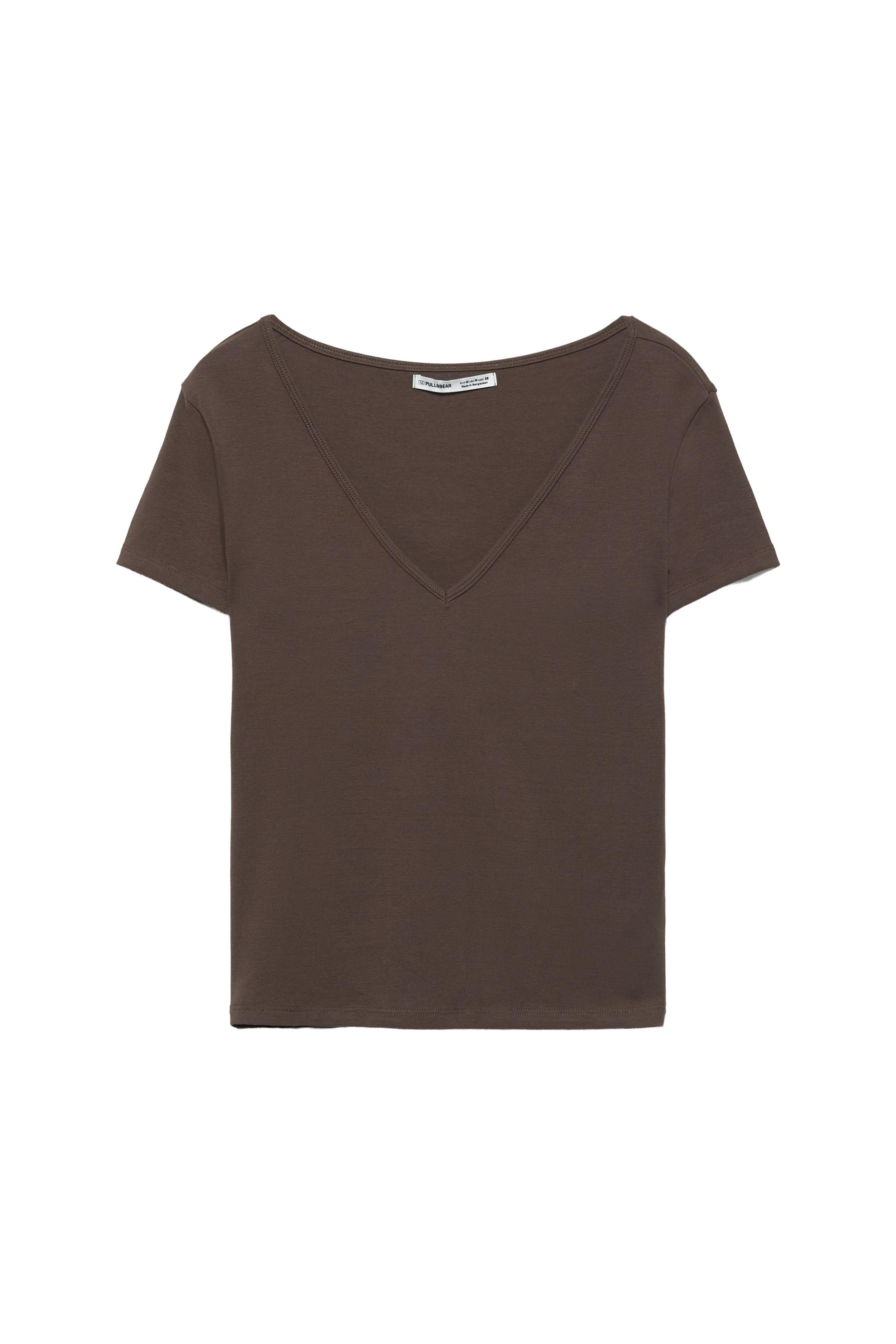 V yaka t-shirt - Görsel 3