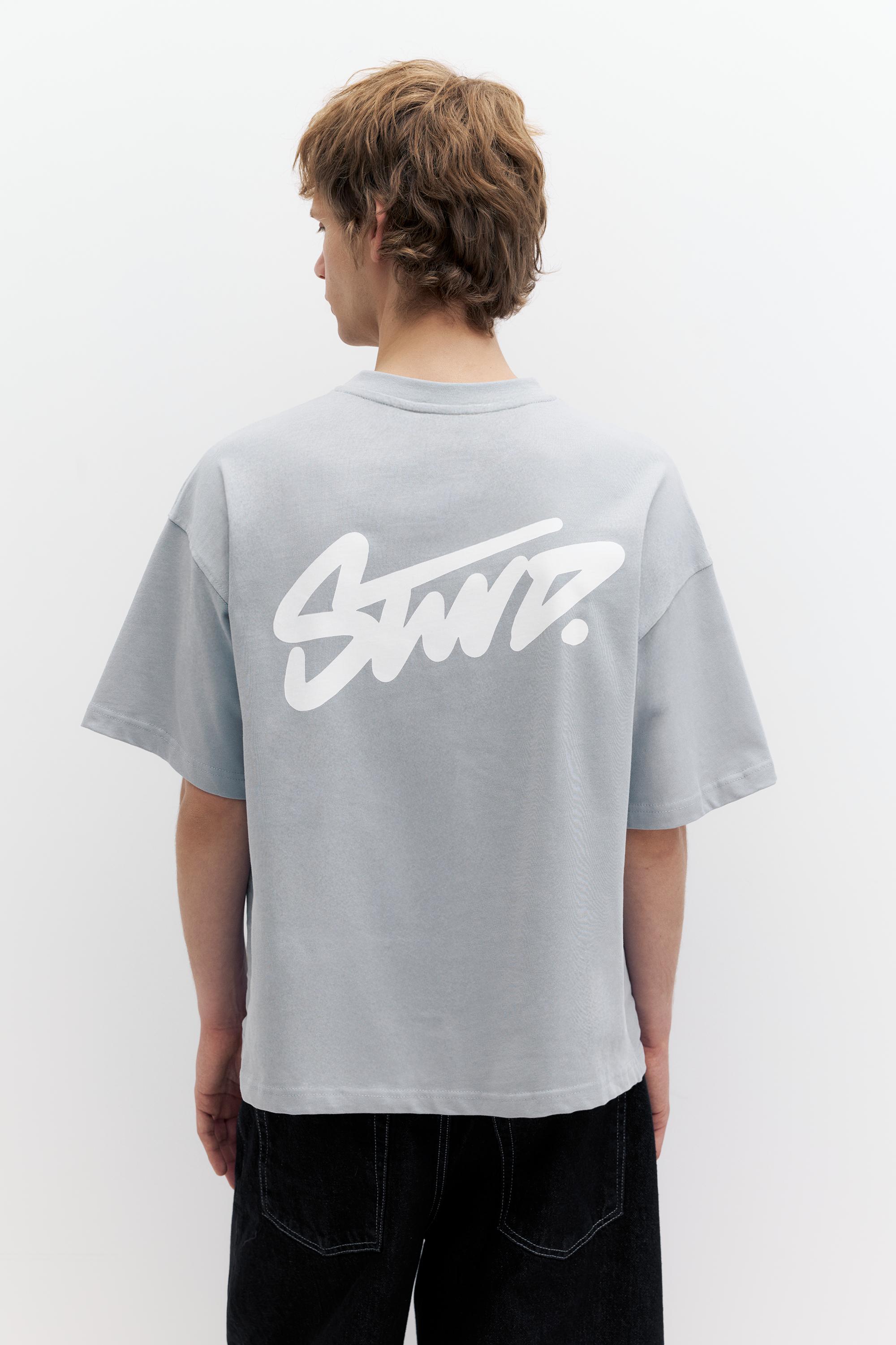 STWD logolu boxy tişört - Görsel 27