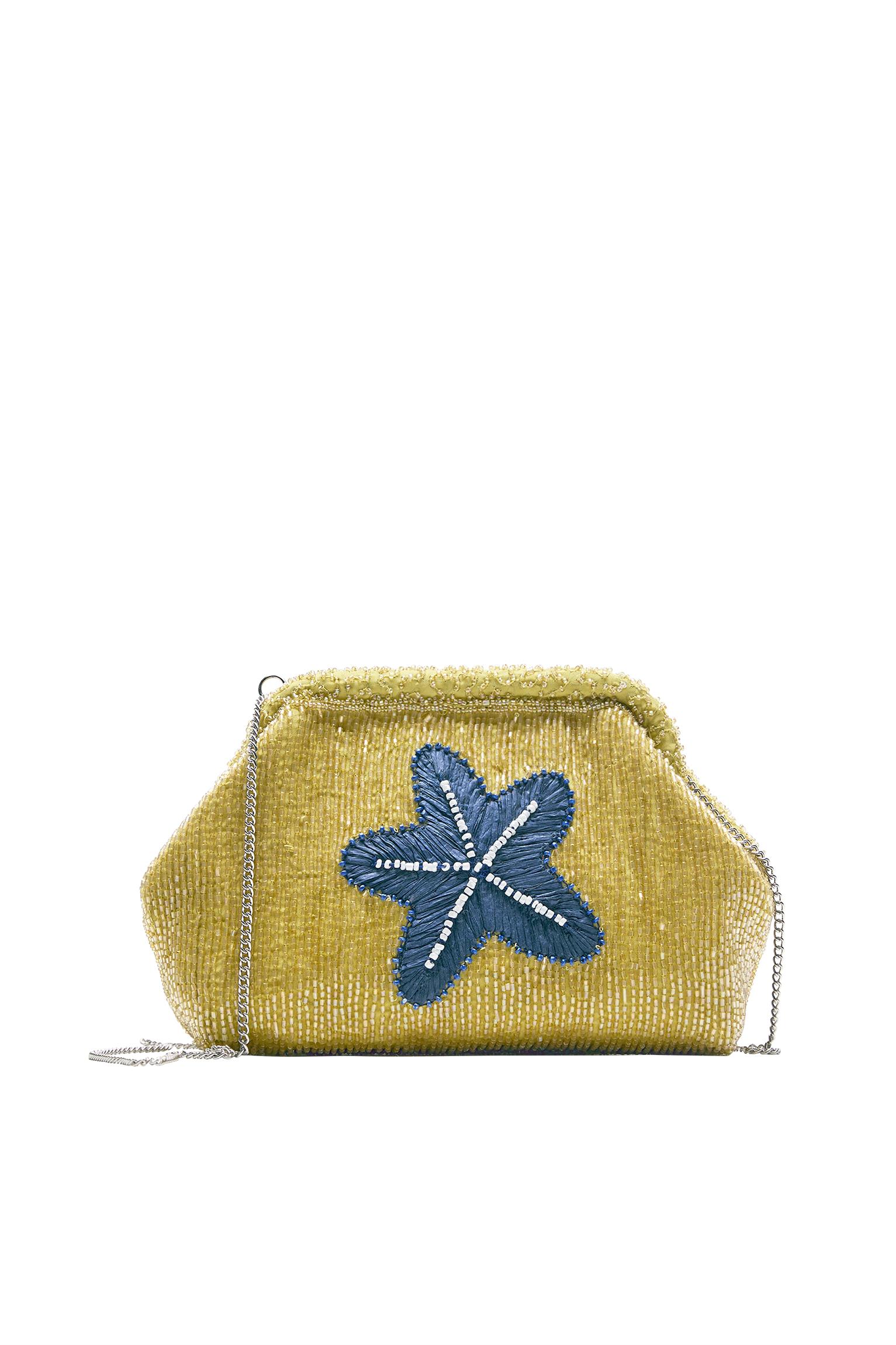 Boncuklu clutch çanta - Görsel 8