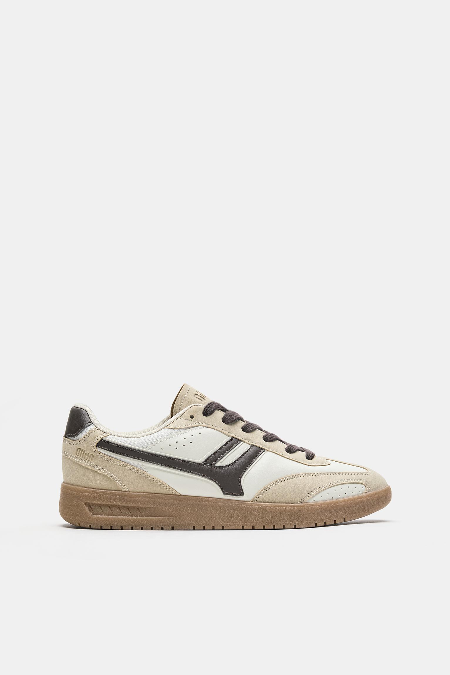 Retro trainers — Ecru