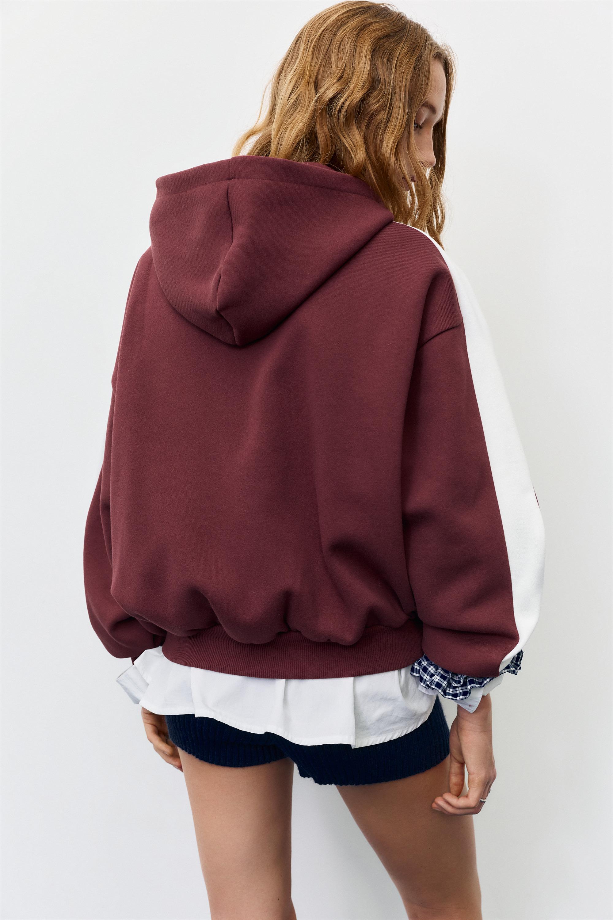 STWD Inner City hoodie — Maroon