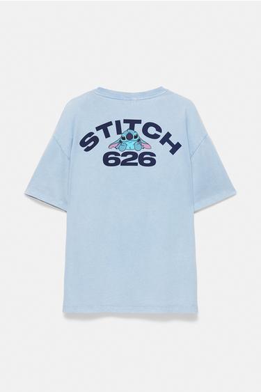 Short sleeve Stitch T-shirt — Faded blue 6