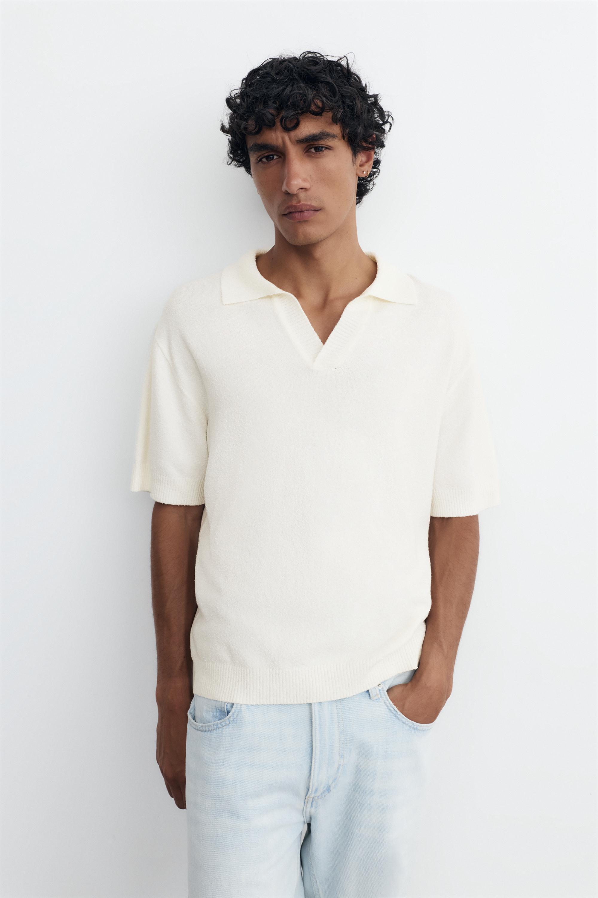 Polo Com Textura Atoalhada