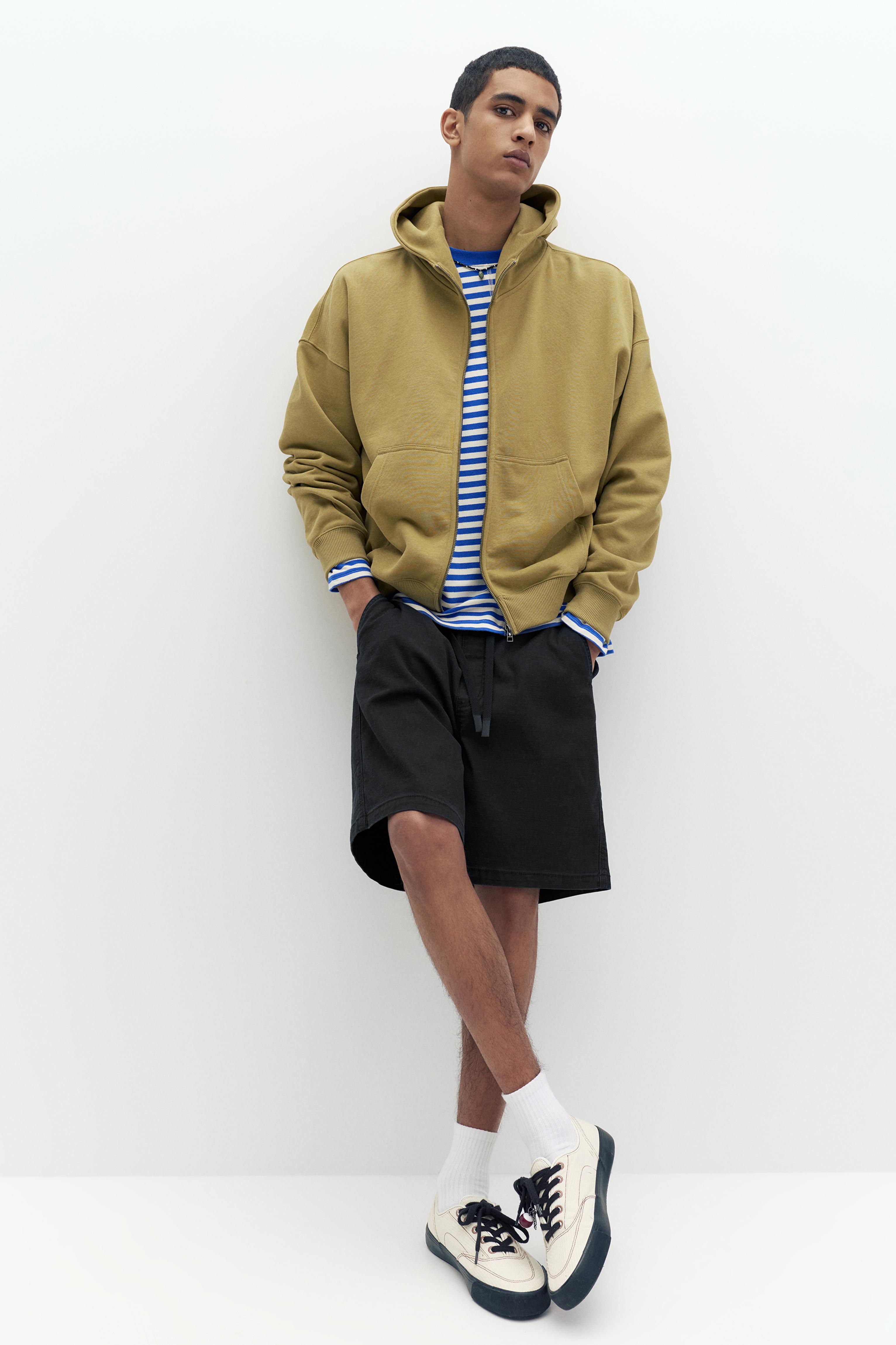 Bermuda sweat shorts — Black